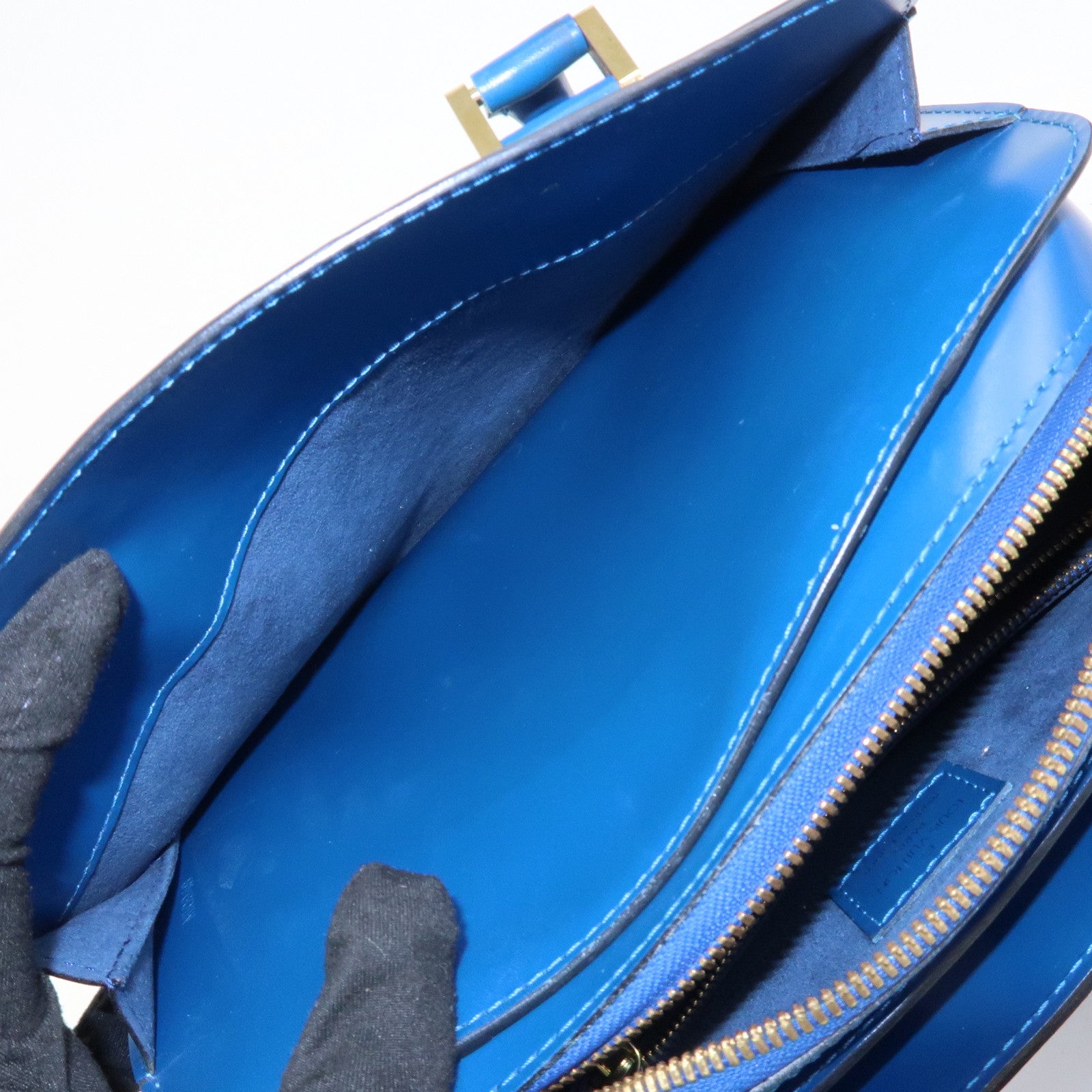 Louis Vuitton Epi Pont Neuf Hand Bag Toledo Blue M52055