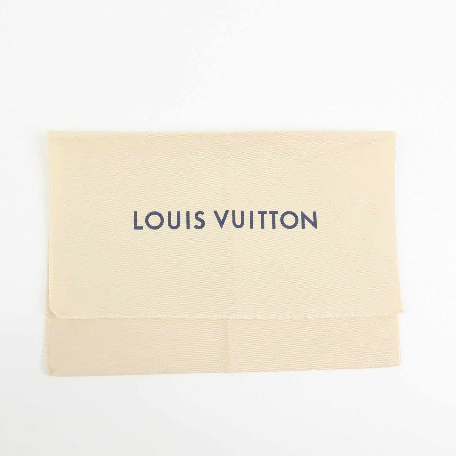 Louis Vuitton Set of 10 Dust Bag Storage Bag Flap Style Beige