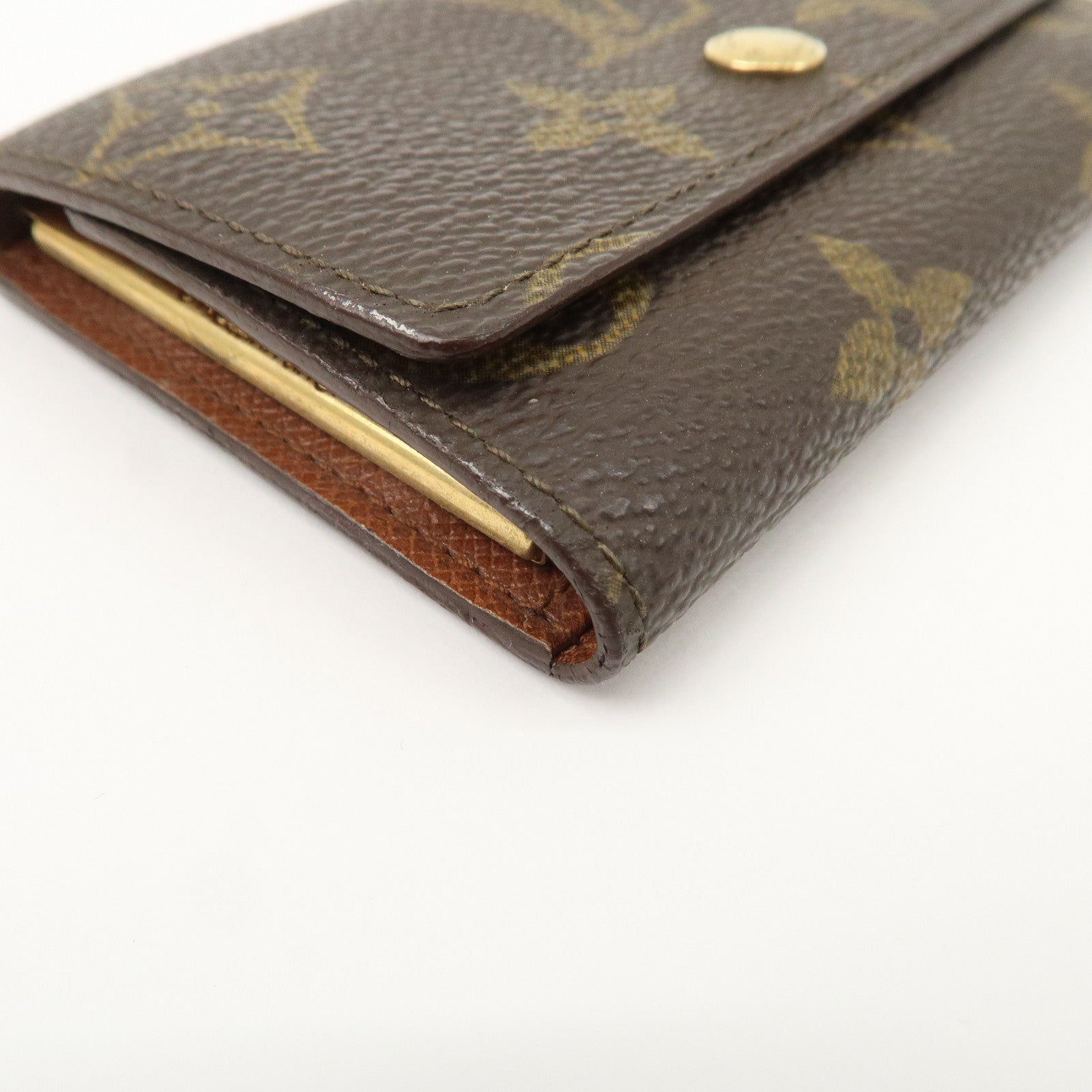 Louis Vuitton Monogram Set of 2 Multicles 6 Key Case Brown M62630 Used