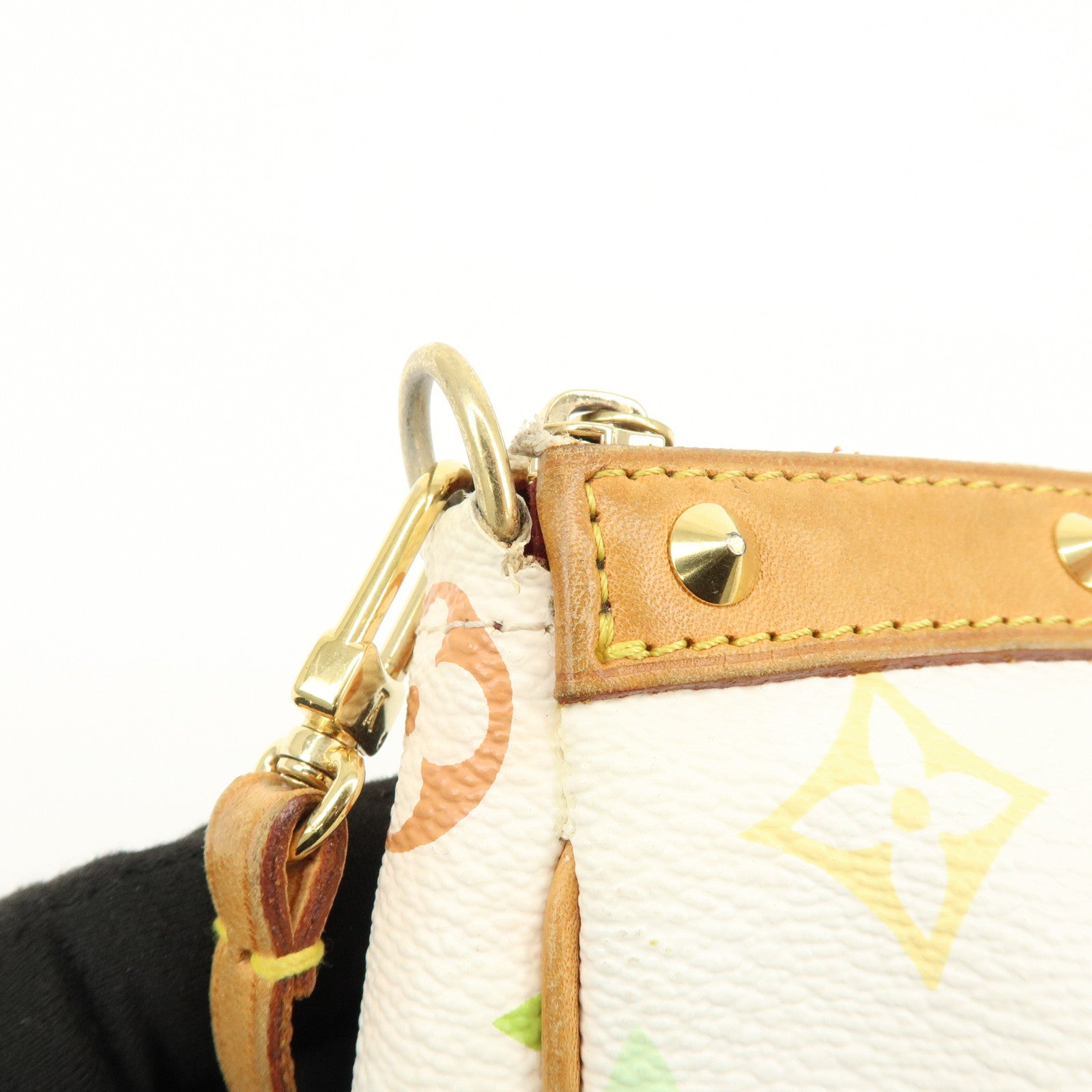Louis Vuitton Monogram Multicolor Pochette Accessoires Blanc M92649