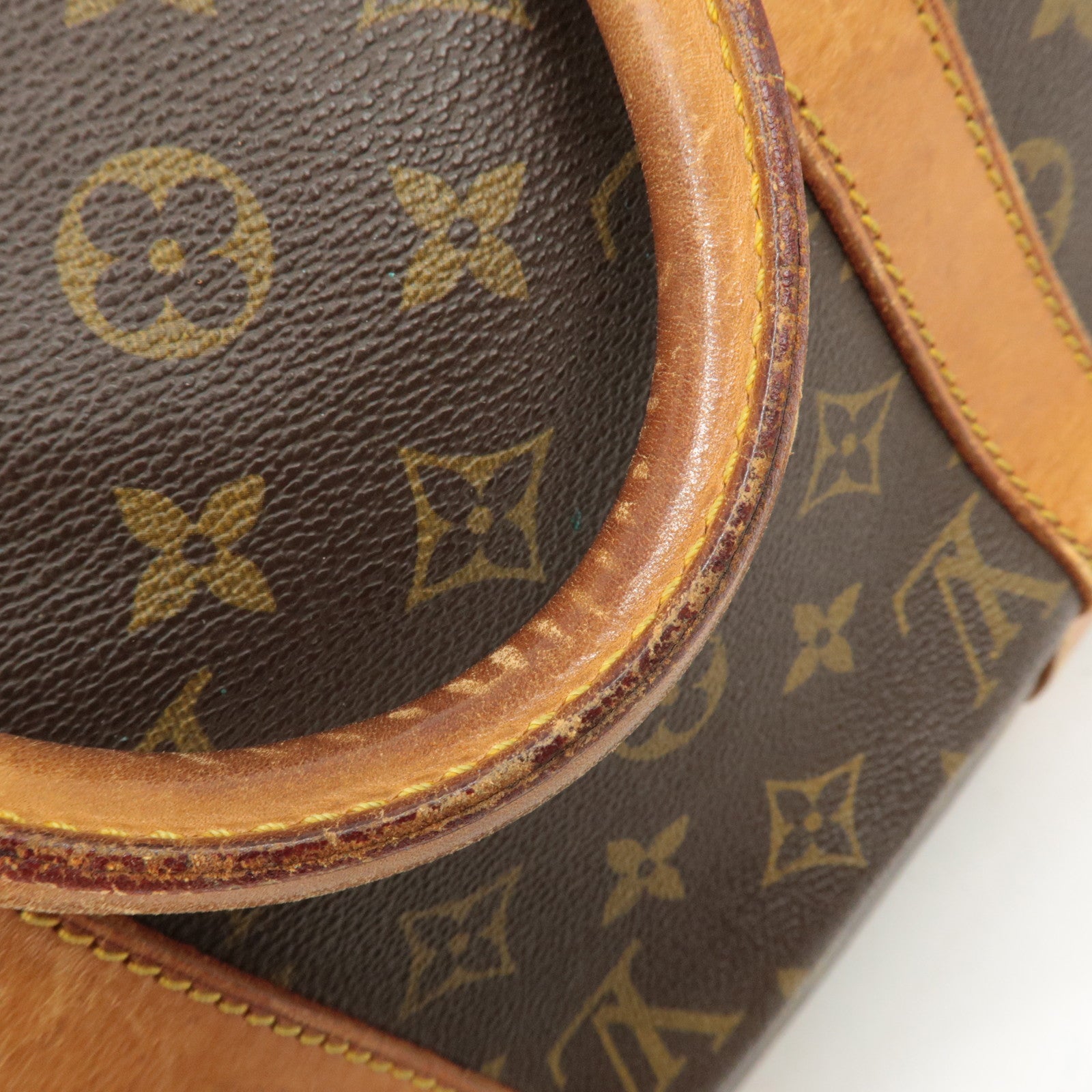 Louis Vuitton Monogram Keep All 50 Boston Bag Brown M41426 Used