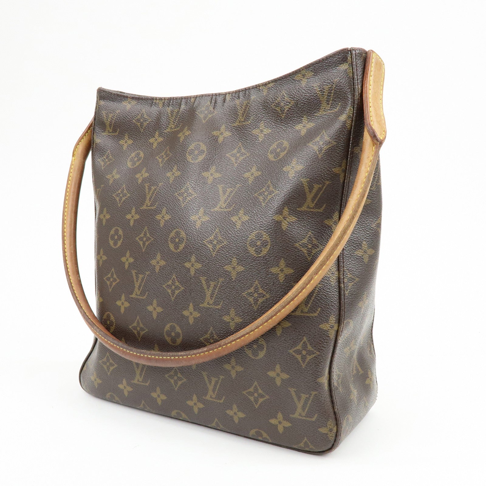 Louis Vuitton Monogram Looping GM Shoulder Bag Brown M51145
