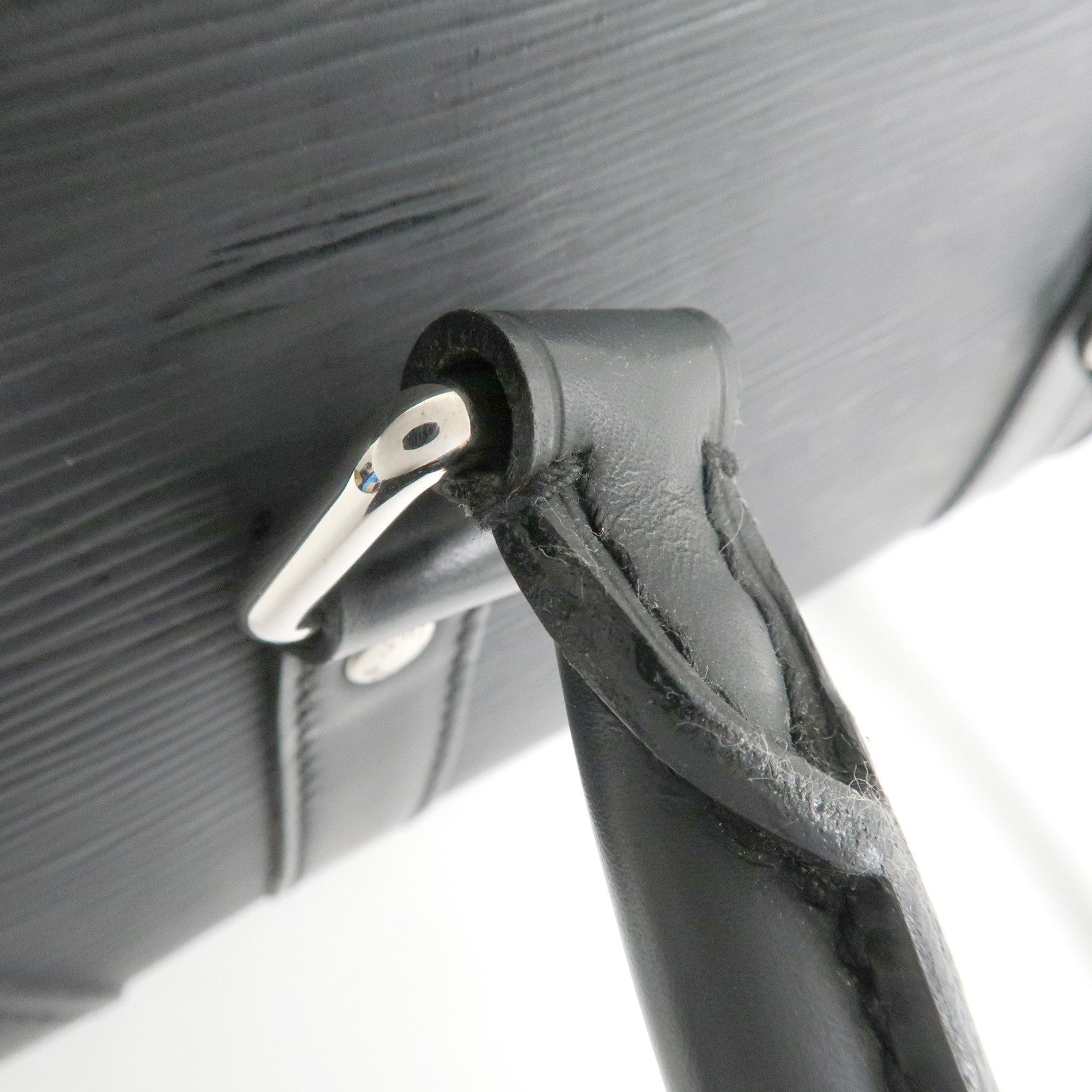 Louis Vuitton Epi Segur PM Hand Bag Noir Black M58822 Used