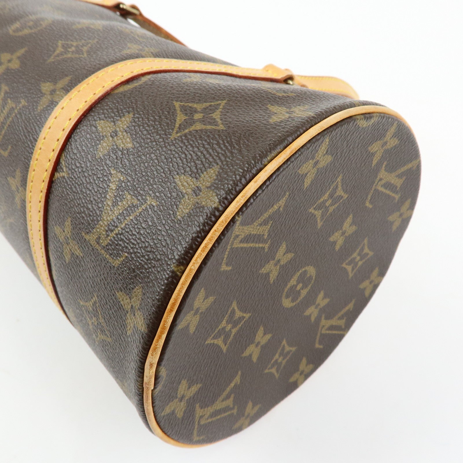 Louis Vuitton Monogram Papillon 30 Hand Bag Brown M51385