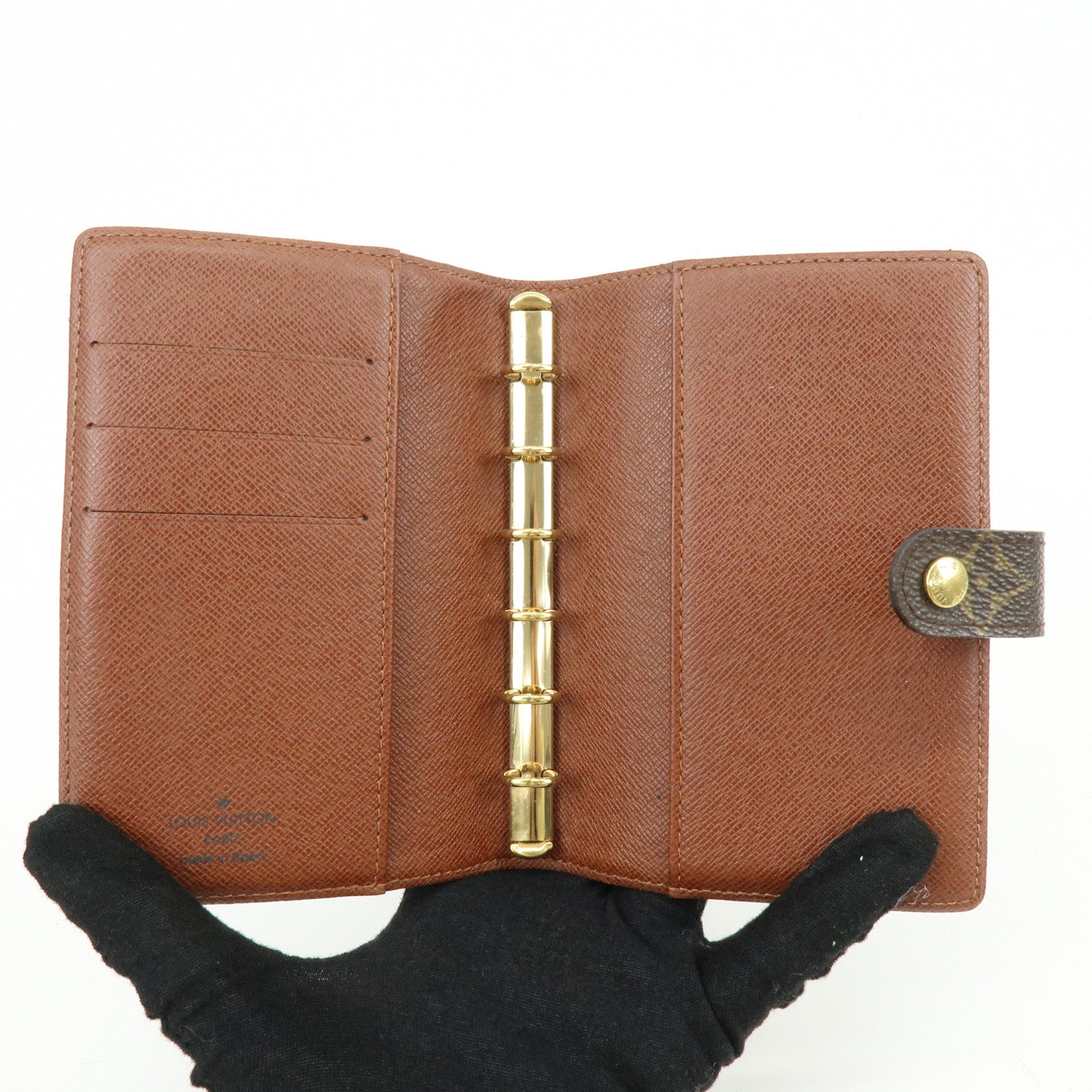 Louis Vuitton Monogram Agenda PM Planner Cover Brown R20005