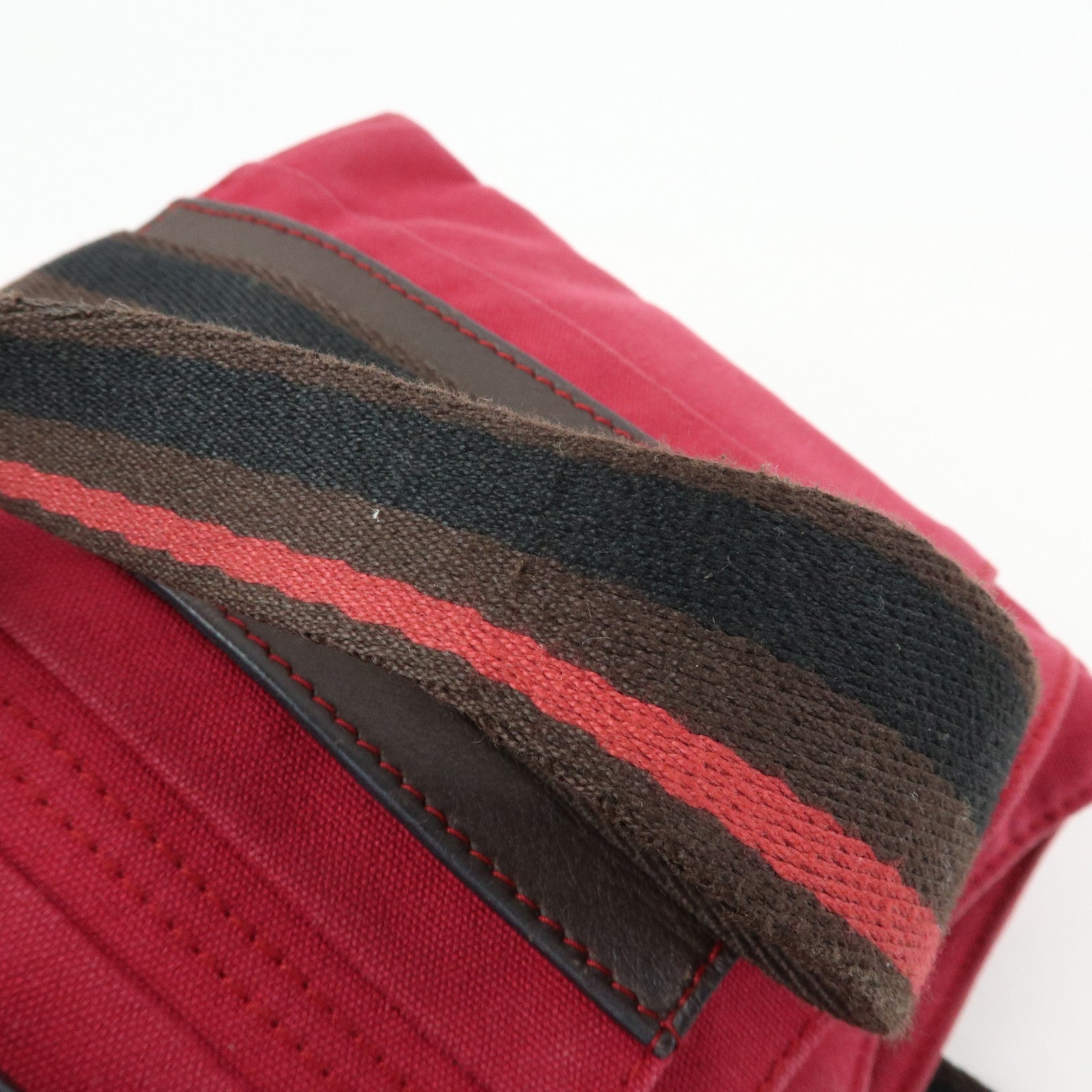 HERMES Troca Horizontal PM Canvas Tote Bag Hand Bag Pink