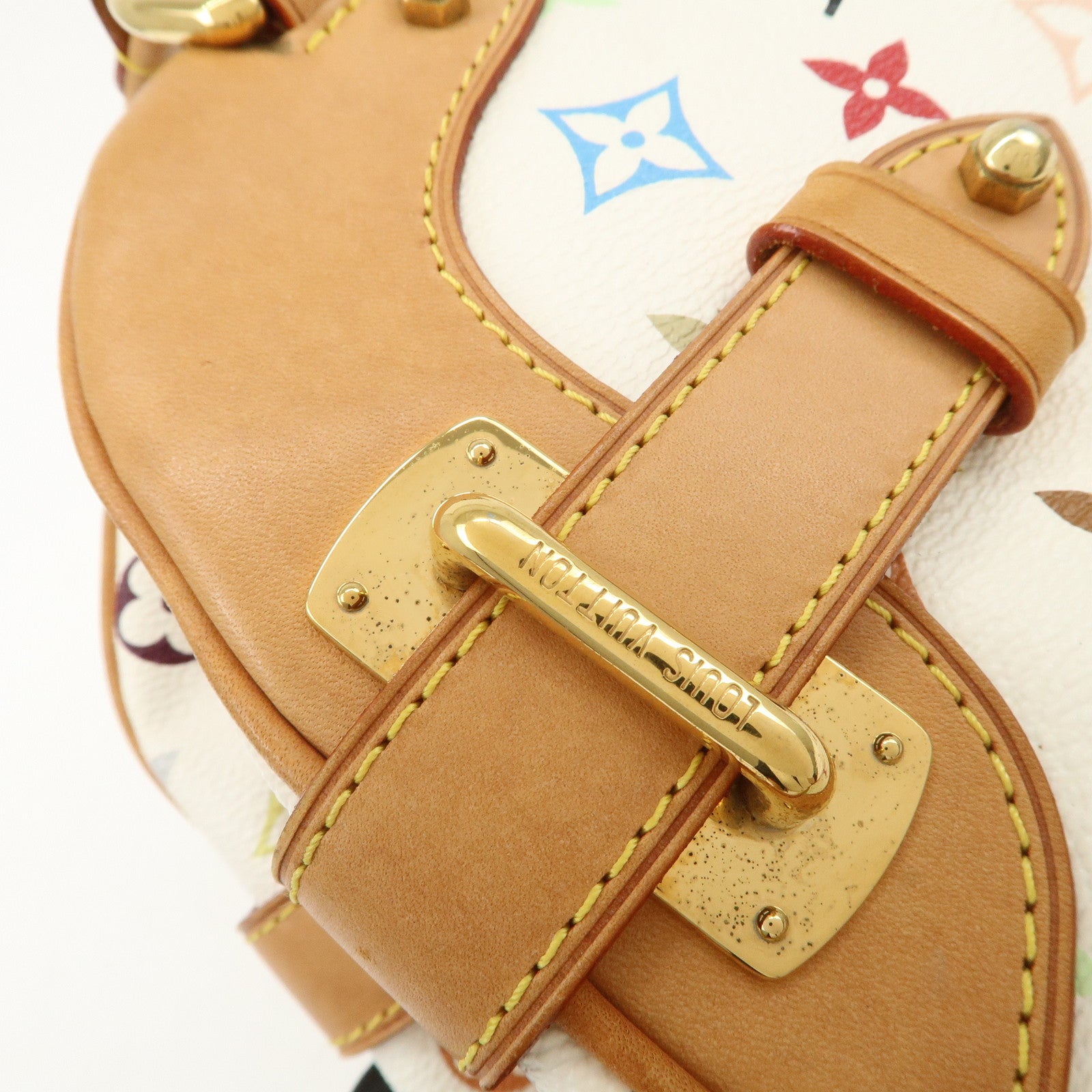 Louis Vuitton Monogram Multicolor Claudia Hand Bag Blanc M40193