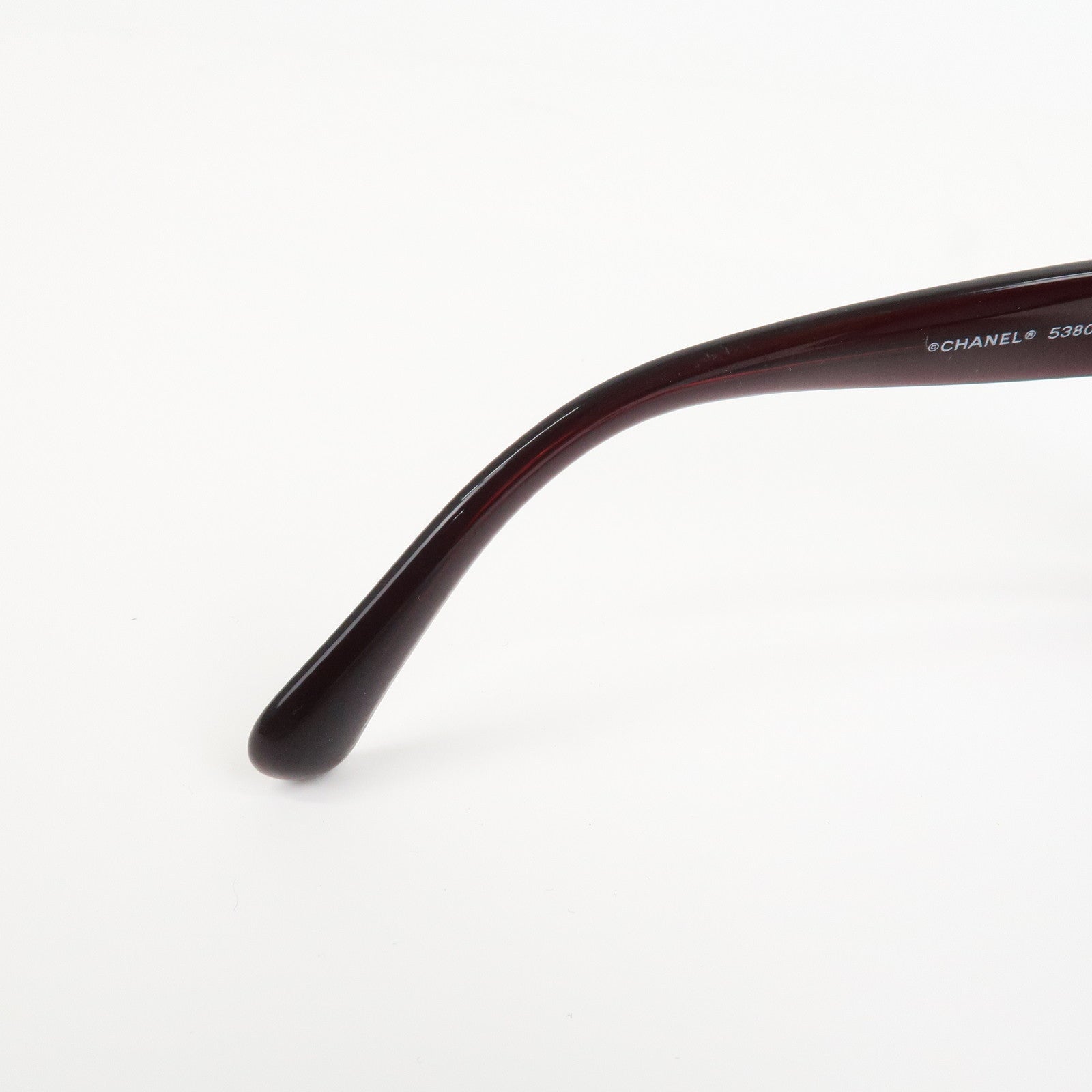 CHANEL Side COCO Mark Sunglasses ｃ.539S6 56□17 140 3N Brown 5380-A