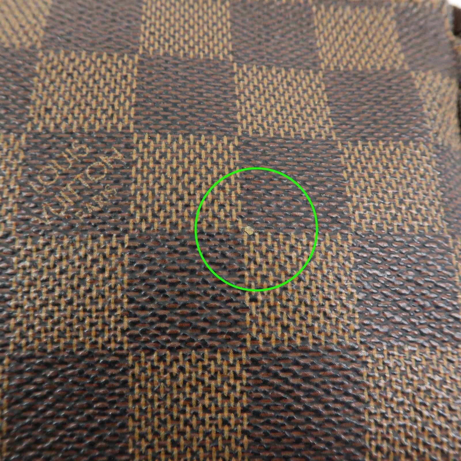 Louis Vuitton Damier Mini Pochette Accessoires Pouch Ebene N58009