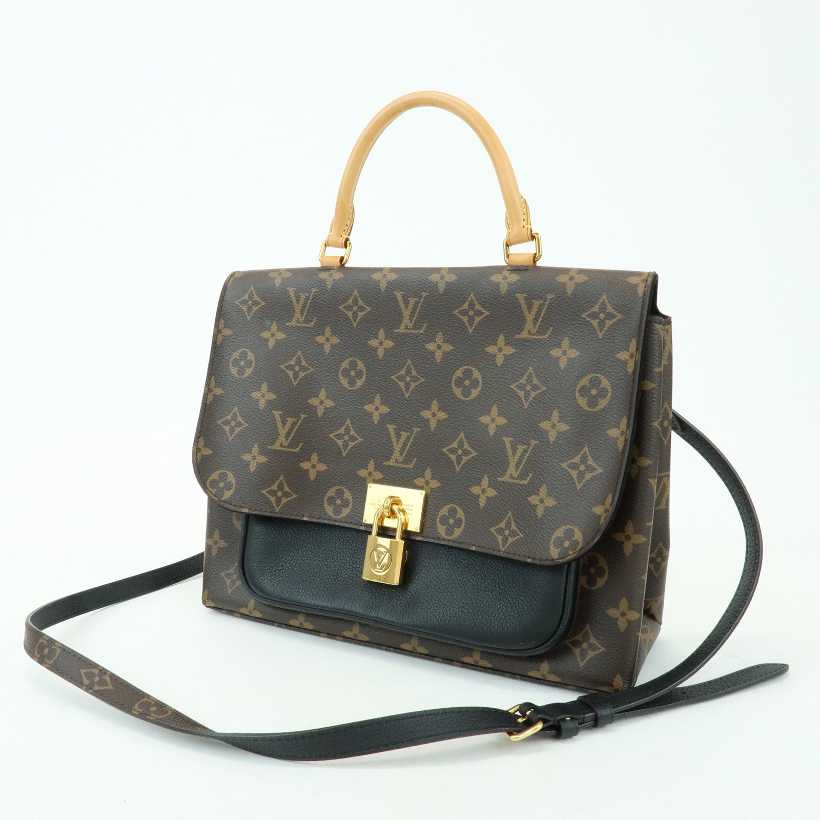 Louis Vuitton Monogram Marignan Canvas 2Way Bag Hand Bag M44259