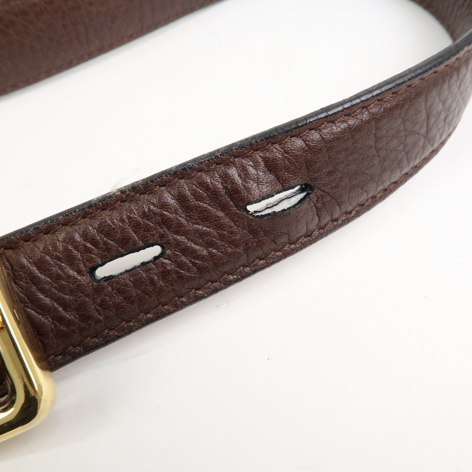 LOEWE Heritage Leather Shoulder Bag Cross Body Bag Brown