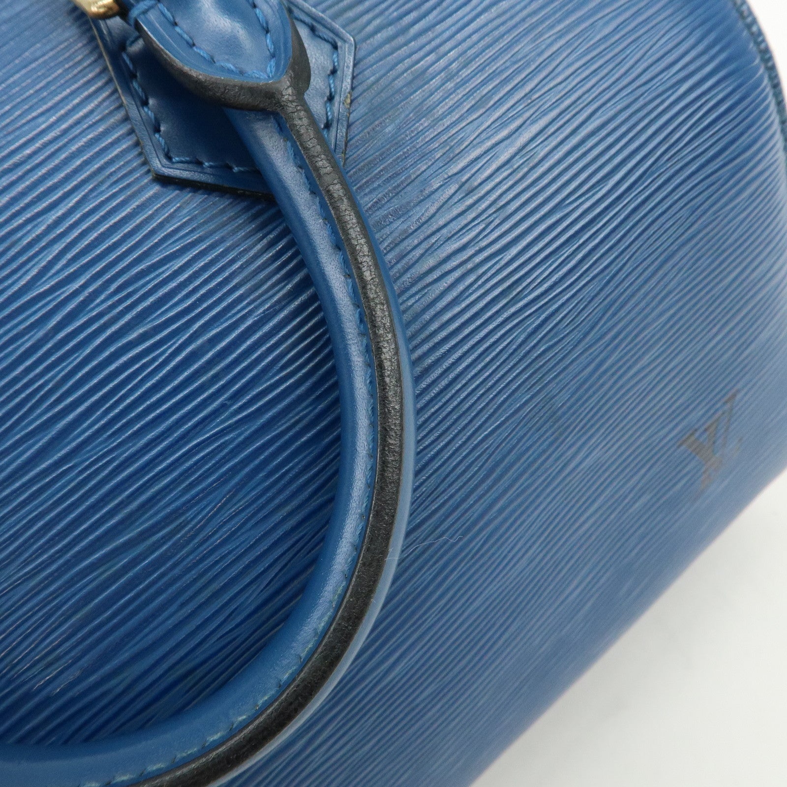 Louis Vuitton Epi Speedy 25 Hand Bag Boston Bag Toledo Blue M43015