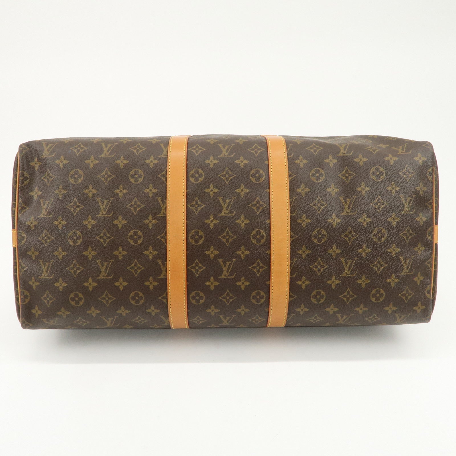 Louis Vuitton Monogram Keep All Bandouliere 55 Boston Bag M41414