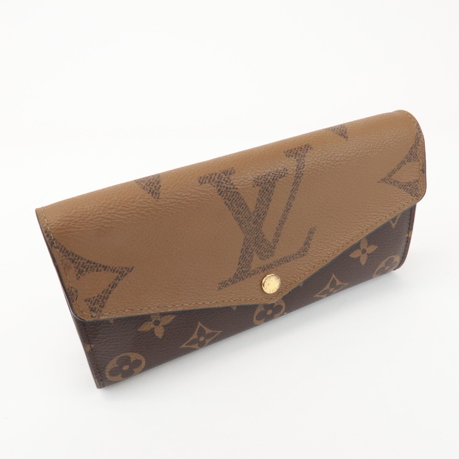 Louis Vuitton Monogram Reverse Portefeuille Sarah Wallet M80726