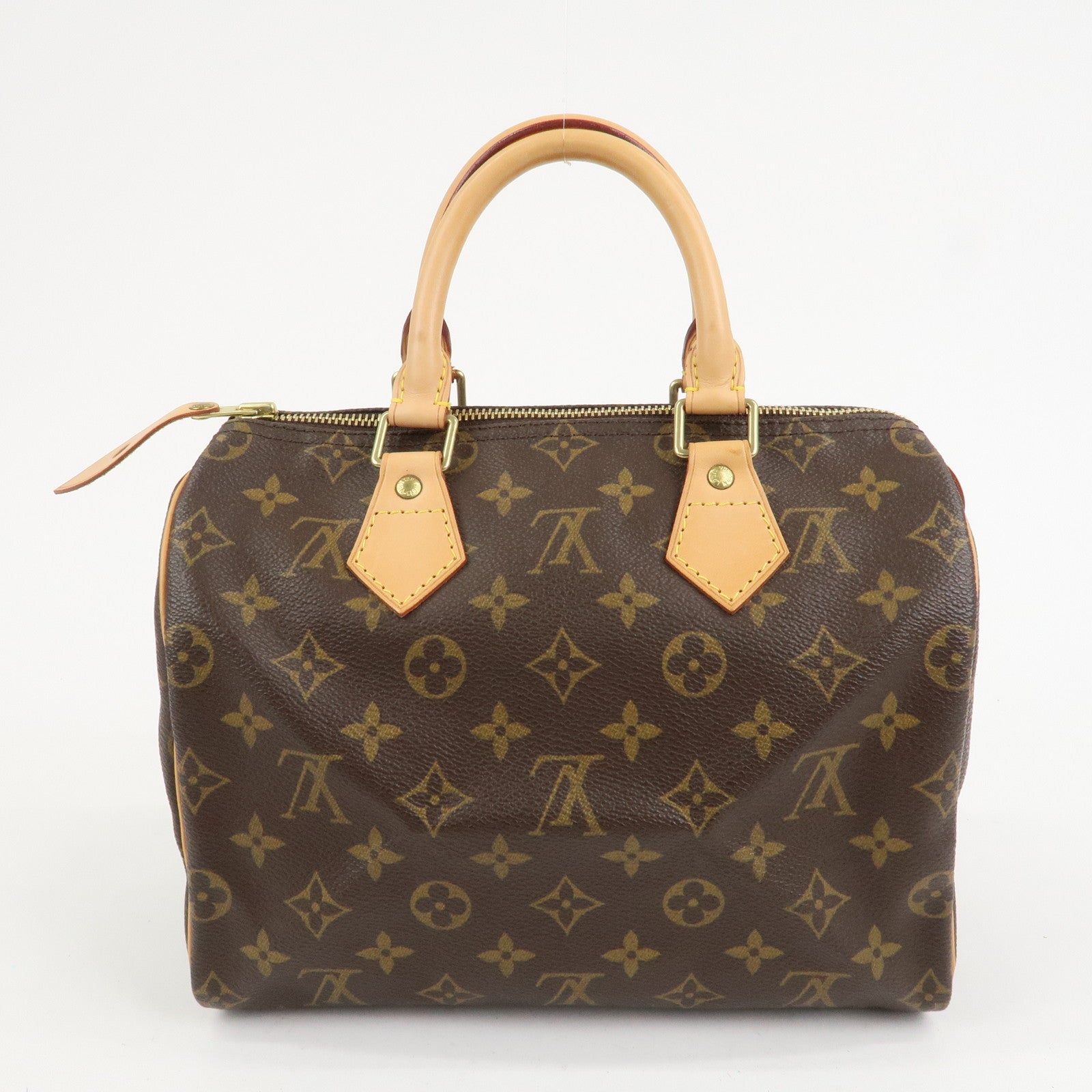 Louis Vuitton Monogram Speedy 25 Boston Bag Brown M41528