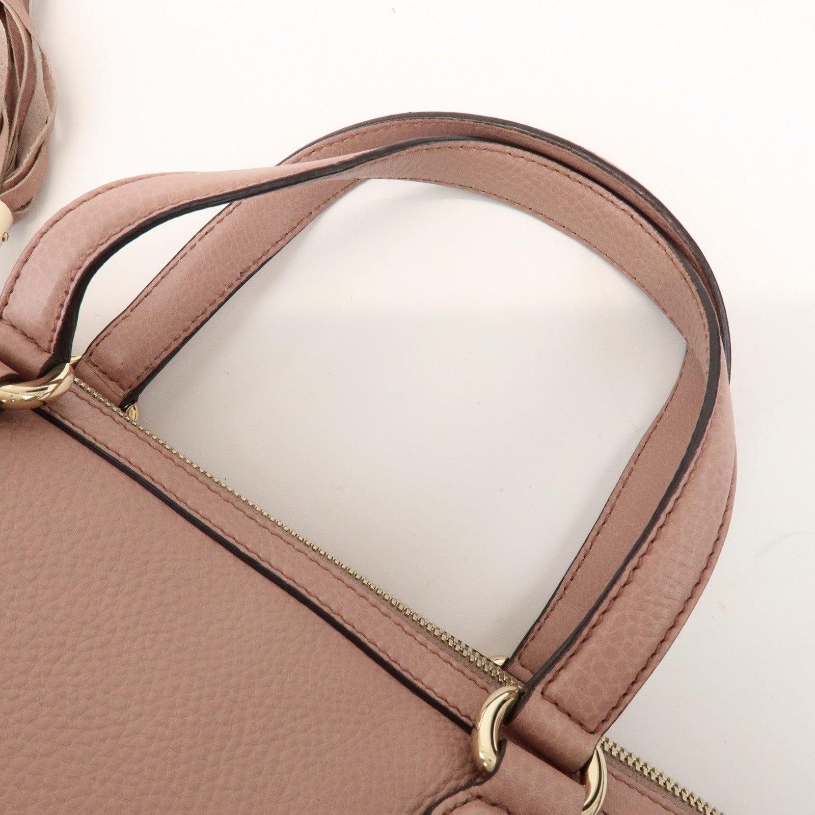 GUCCI SOHO Leather 2Way Bag Hand Bag Shoulder Bag Pink 308362