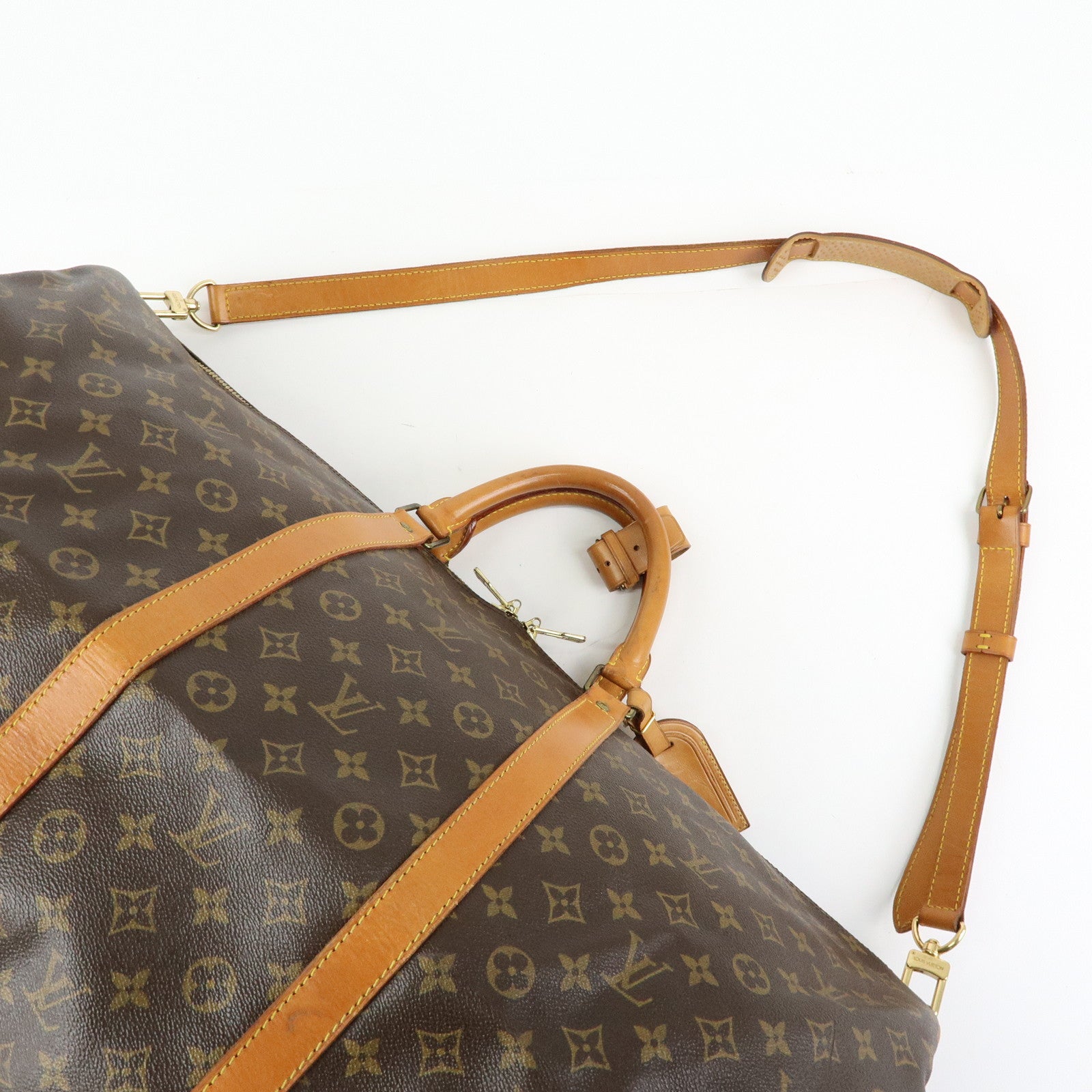 Louis Vuitton Monogram Keep All Bandouliere 60 Boston Bag M41412