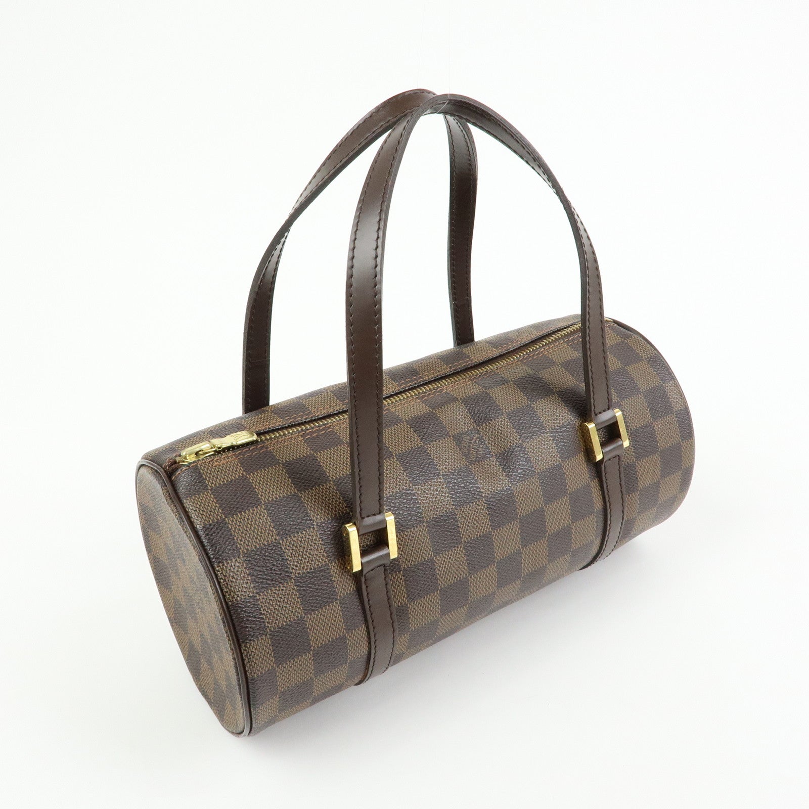 Louis Vuitton Damier Ebene Papillon 26 Hand Bag Brown N51304