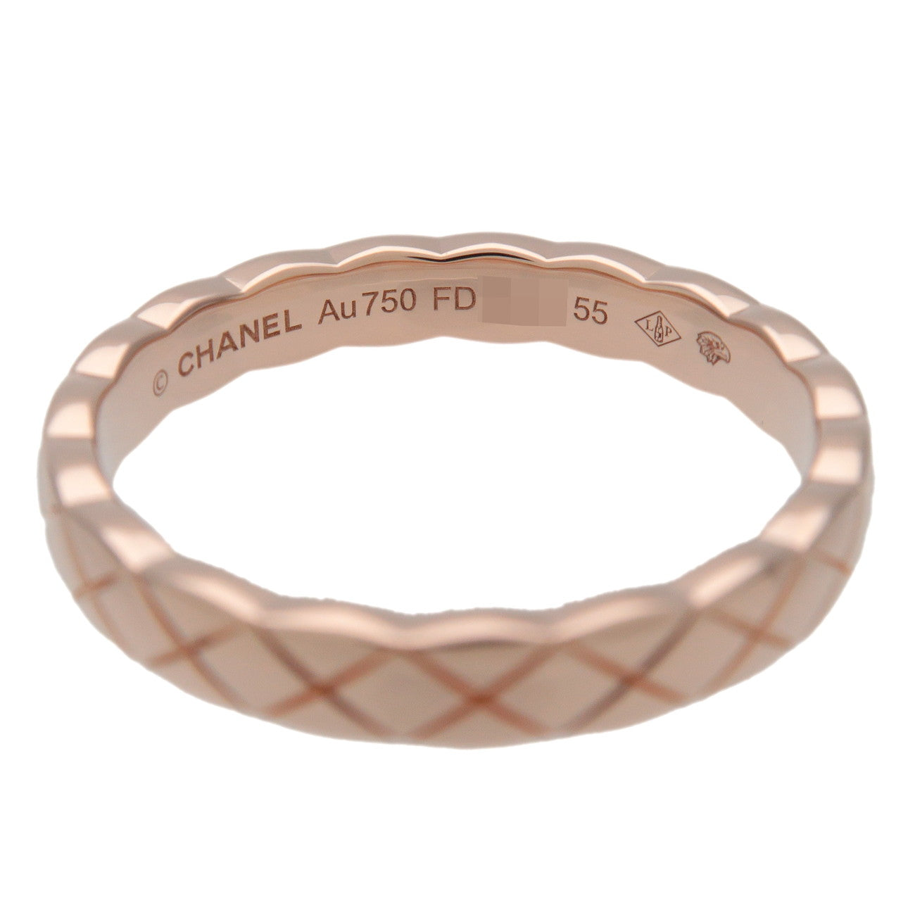 CHANEL COCO Crush Mini Ring K18 750PG Rose Gold #55 US7 J11785