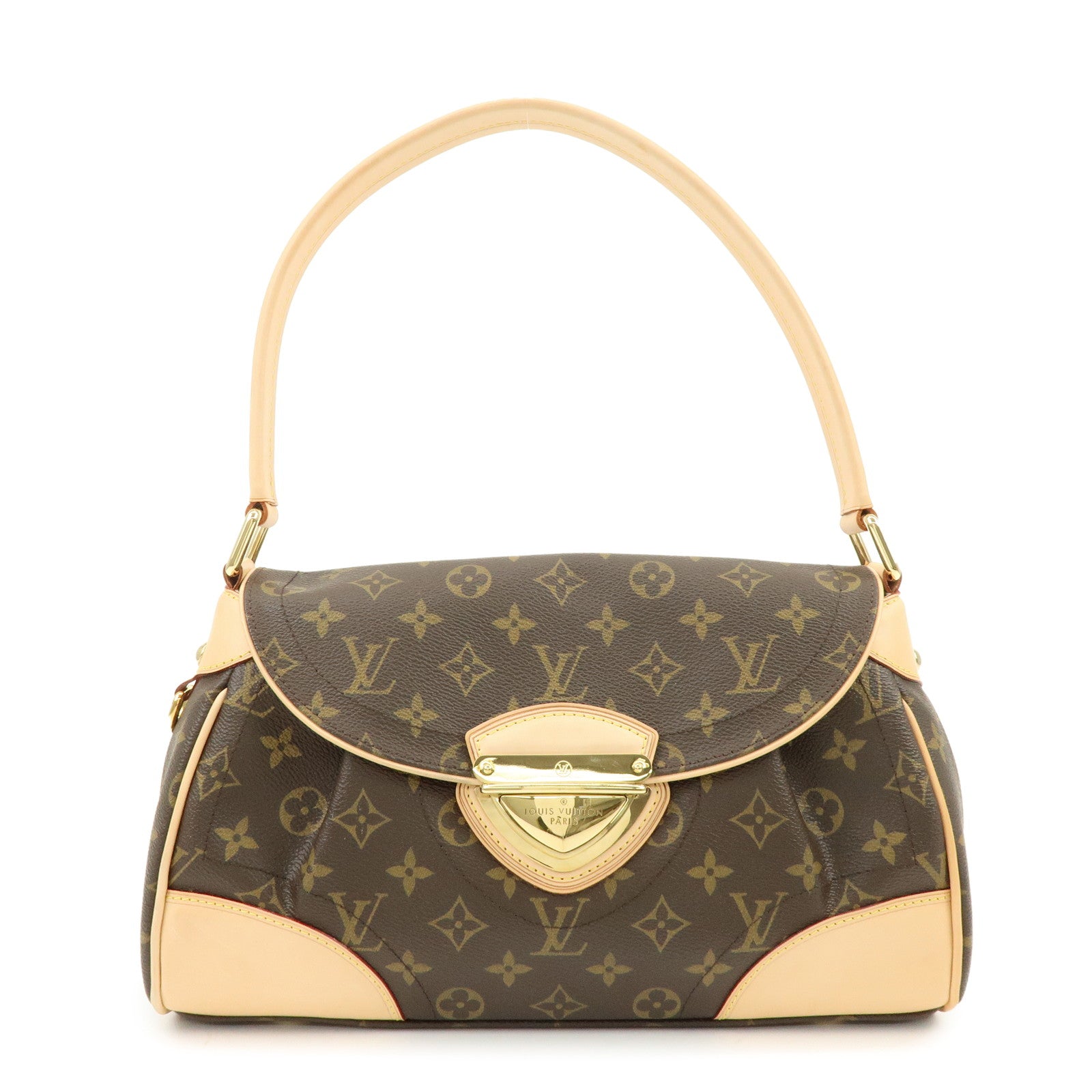 Louis Vuitton Monogram Beverly MM Shoulder Bag Brown M40121