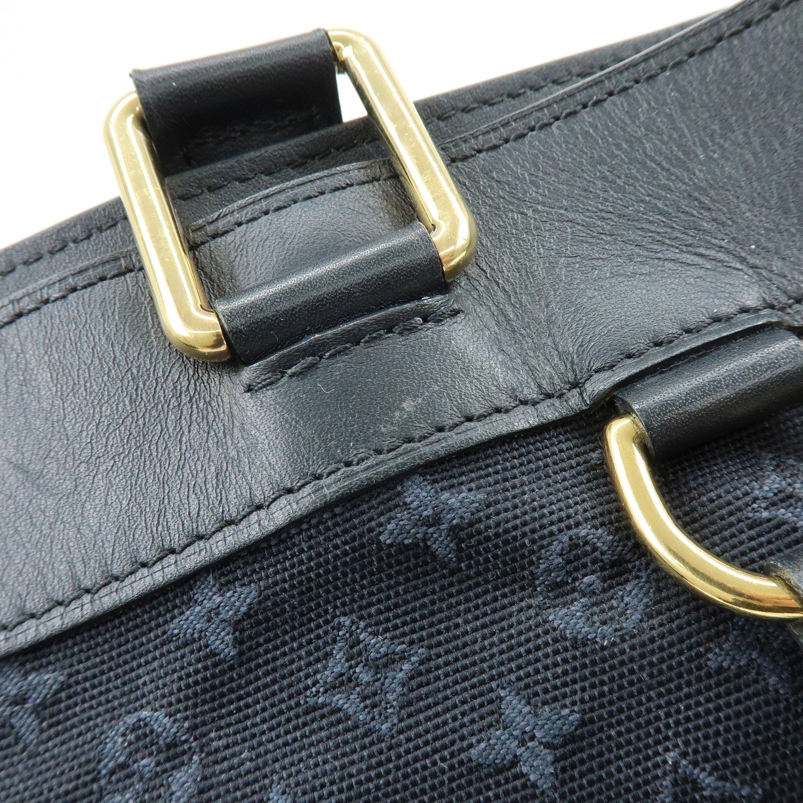 Louis Vuitton Monogram Mini Canvas Lucille GM Tote Bag Blue M92679