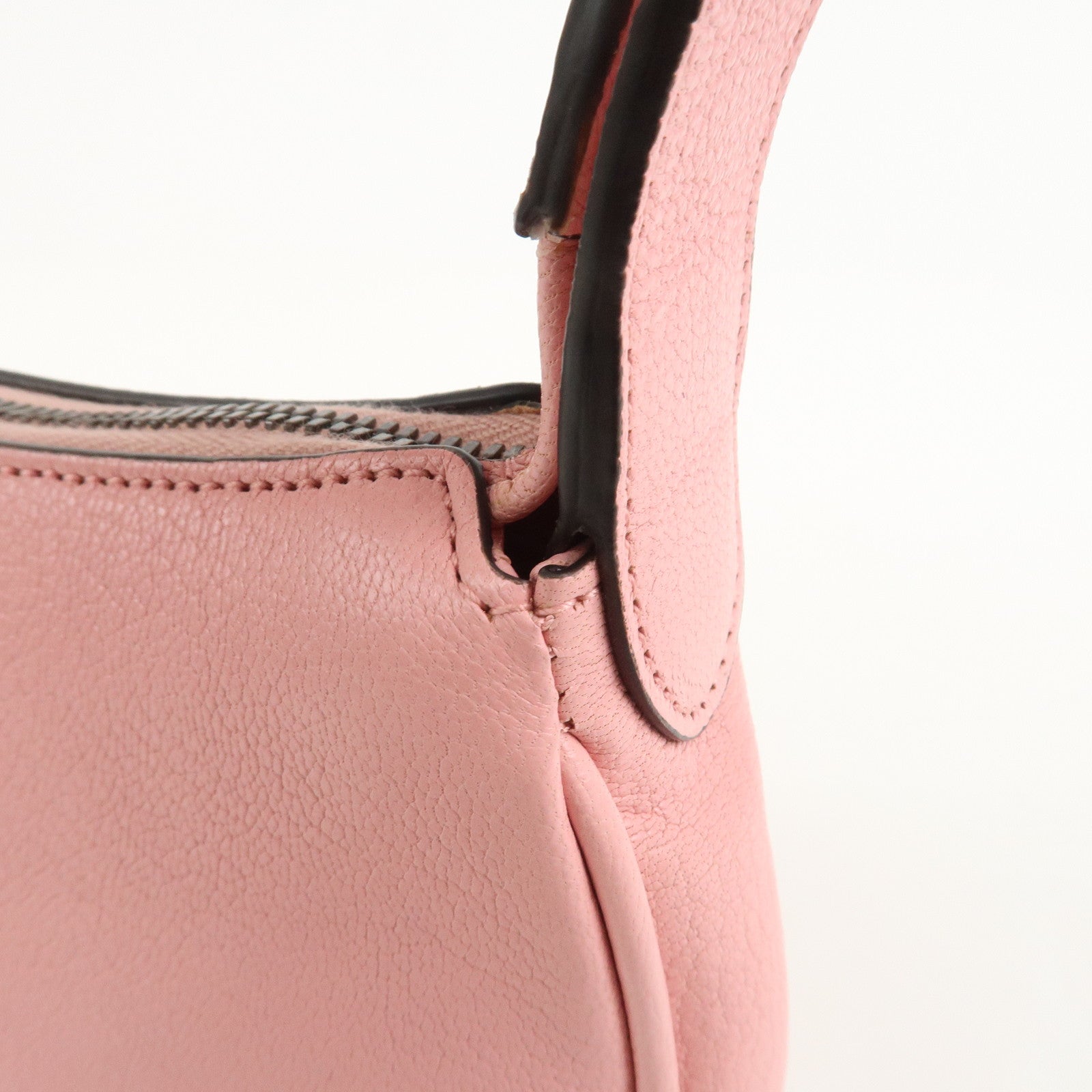 GUCCI GG Marmont Aphrodite Leather Small Hand Bag Pink 739076