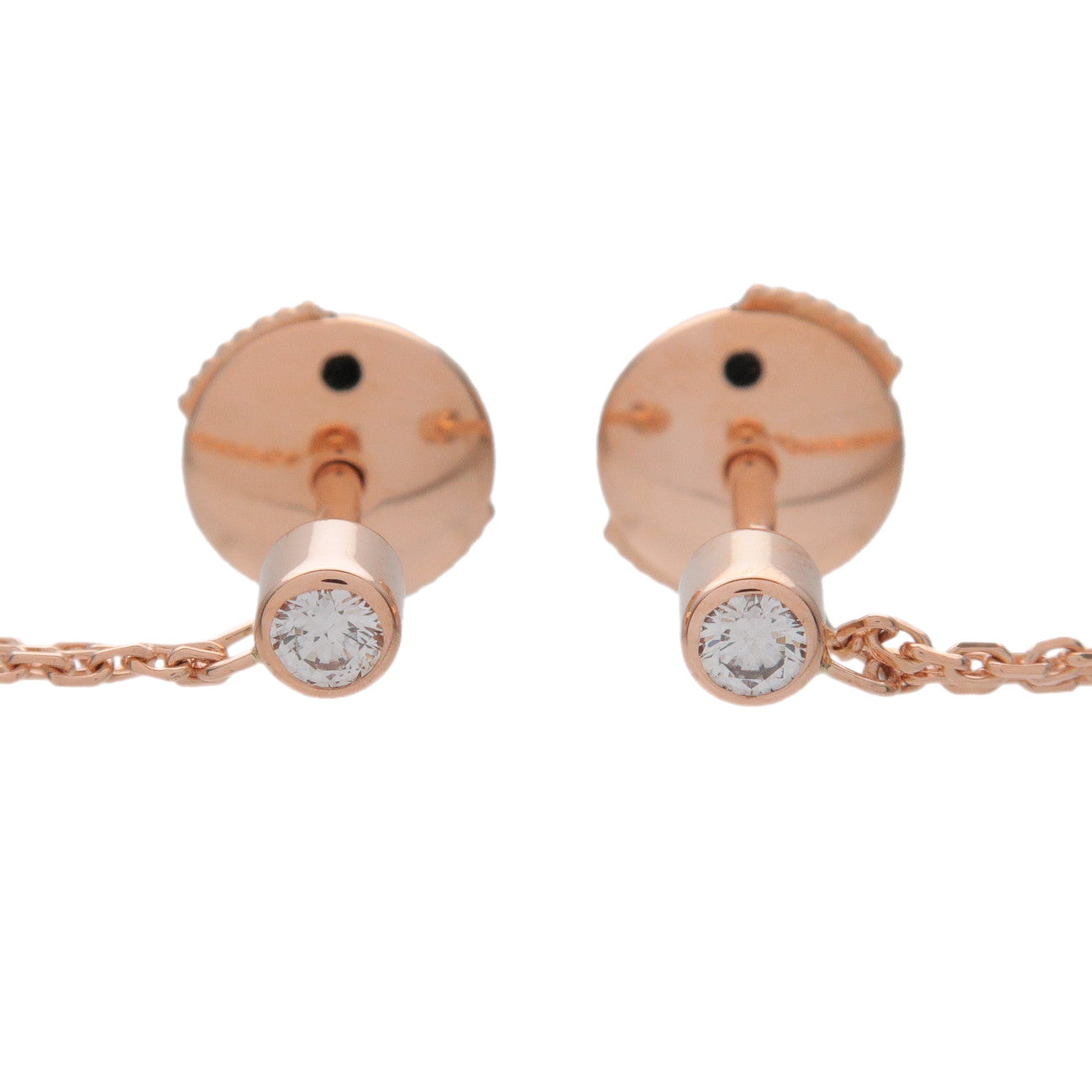 Cartier Sweet Trinity 1P Diamond Earrings K18 750WG/PG/YG