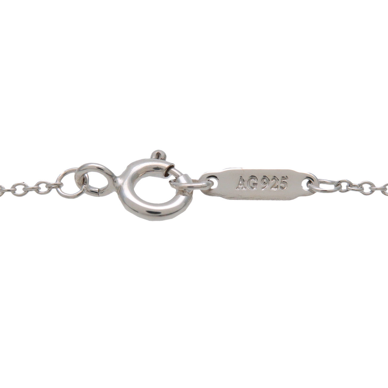 Tiffany & Co Return to Tiffany Mini Double Heart Tag Necklace SV925