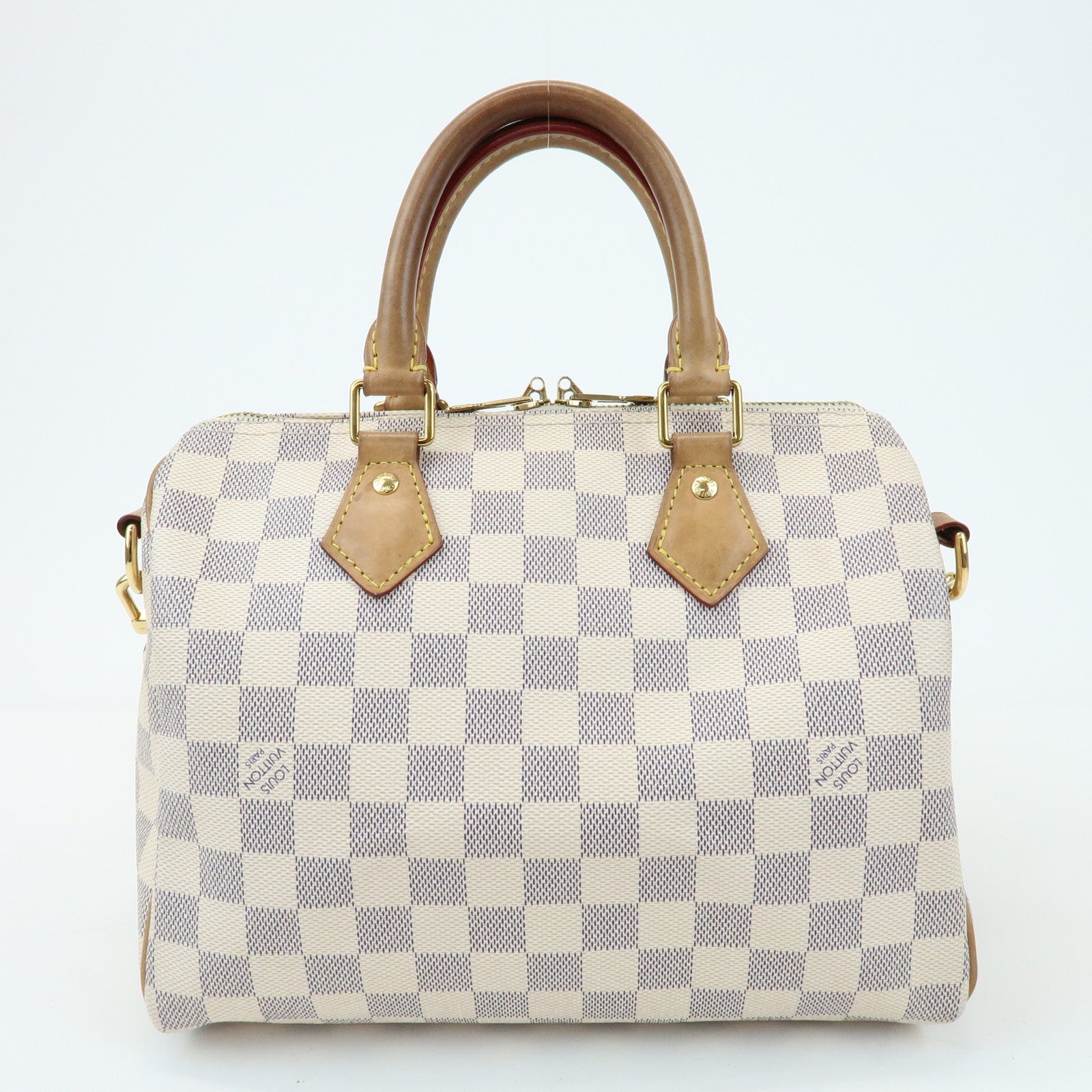 Louis Vuitton Damier Azur Speedy Bandouliere 25 Boston Bag N40608