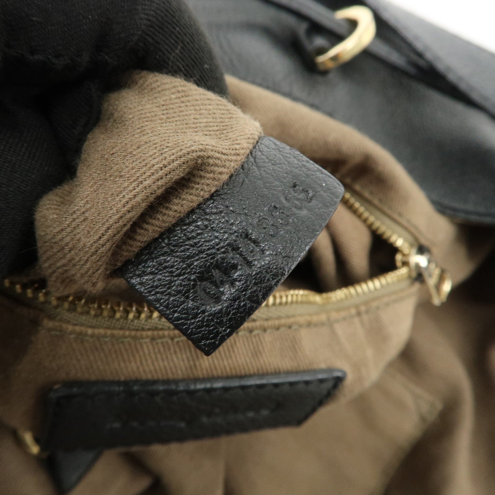 Chloe Vicki Leather Shoulder Bag Hand Bag Black