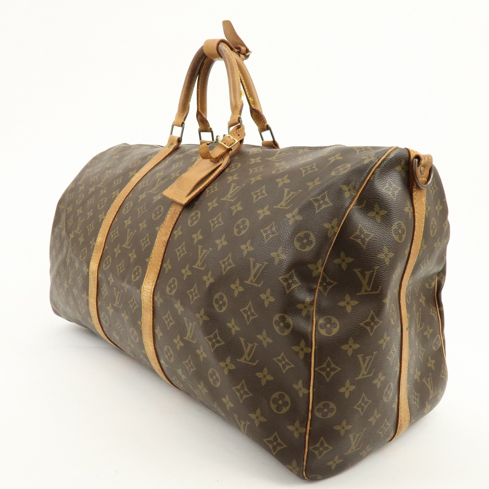 Louis Vuitton Monogram Keep All Bandouliere 60 Boston Bag M41412