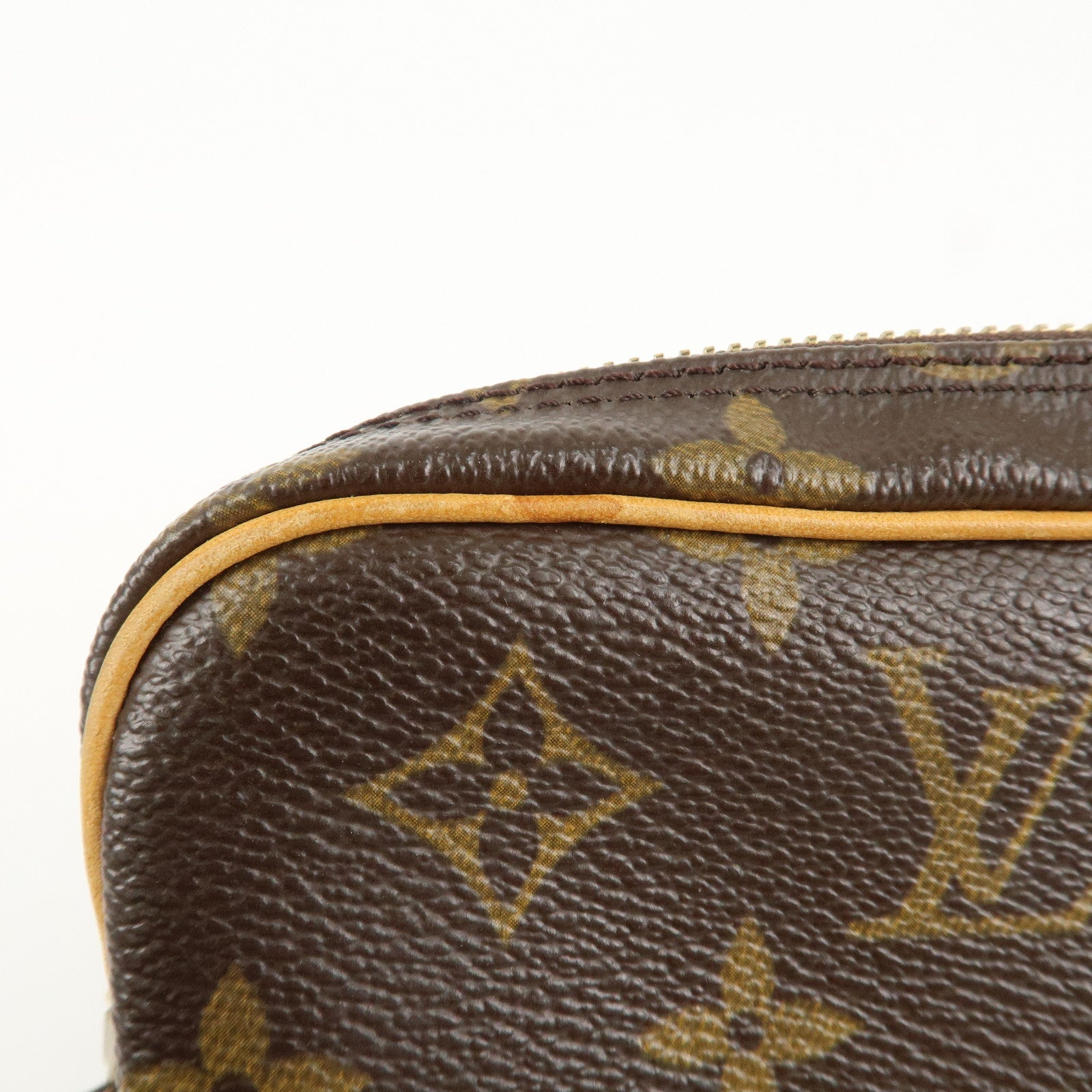 Louis Vuitton Monogram Pochette Marly Bandouliere Bag Brown M51828 Used