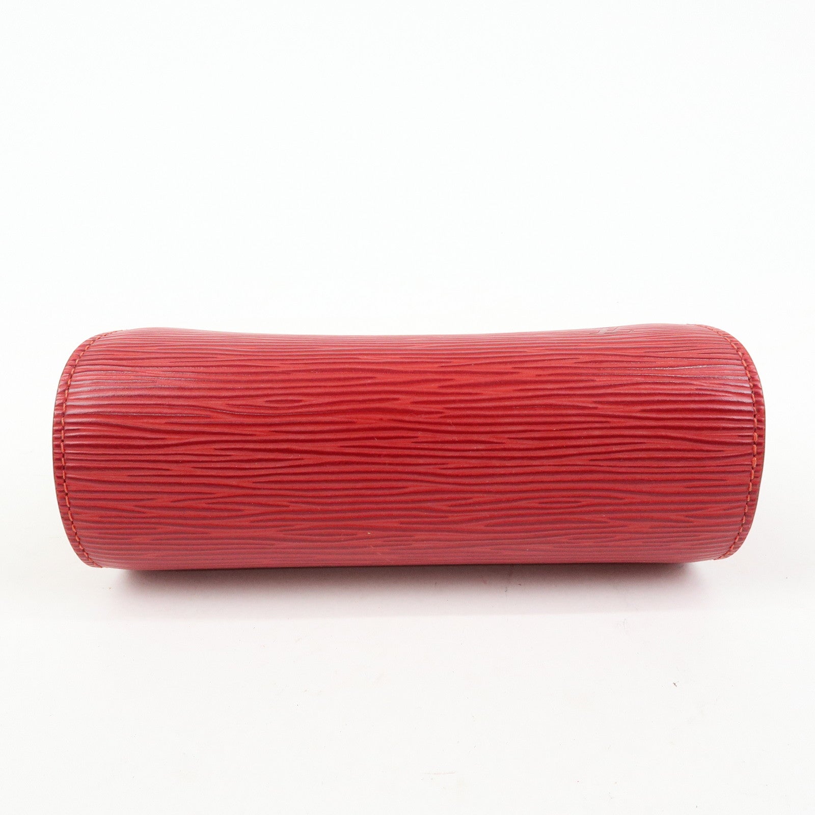 Louis Vuitton Epi Dauphine PM Leather Pouch Castillian Red M48447