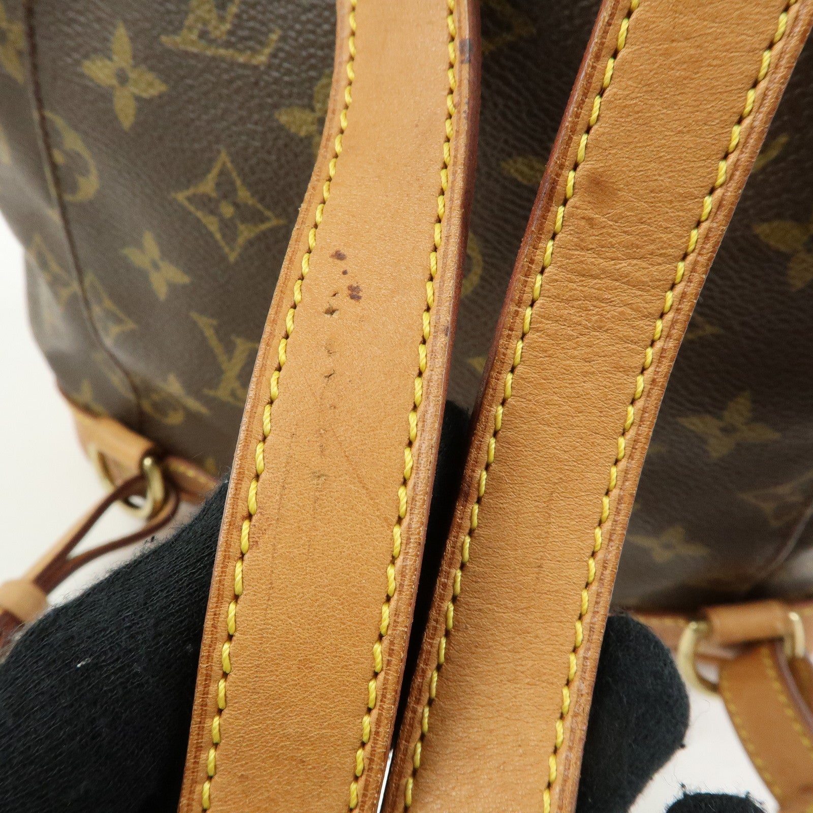 Louis Vuitton Monogram Montsouris MM Backpack Rucksack Brown M51136