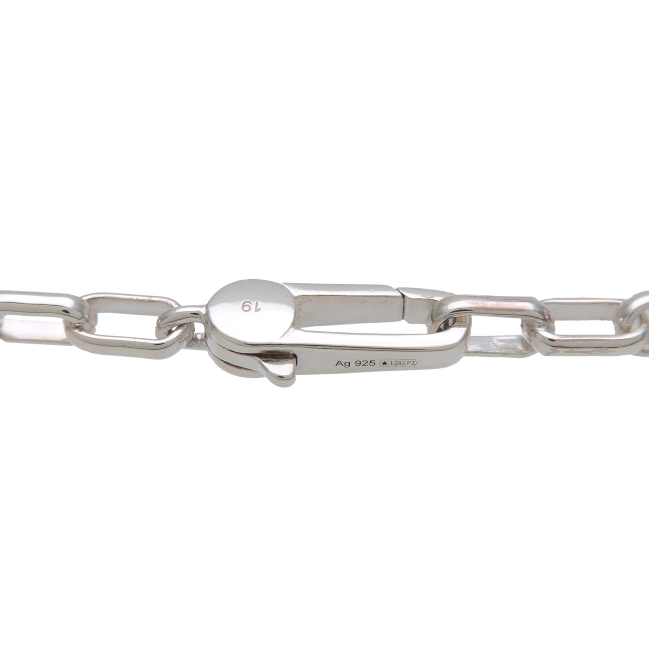 GUCCI Interlocking G Bracelet SV925 Silver 295711
