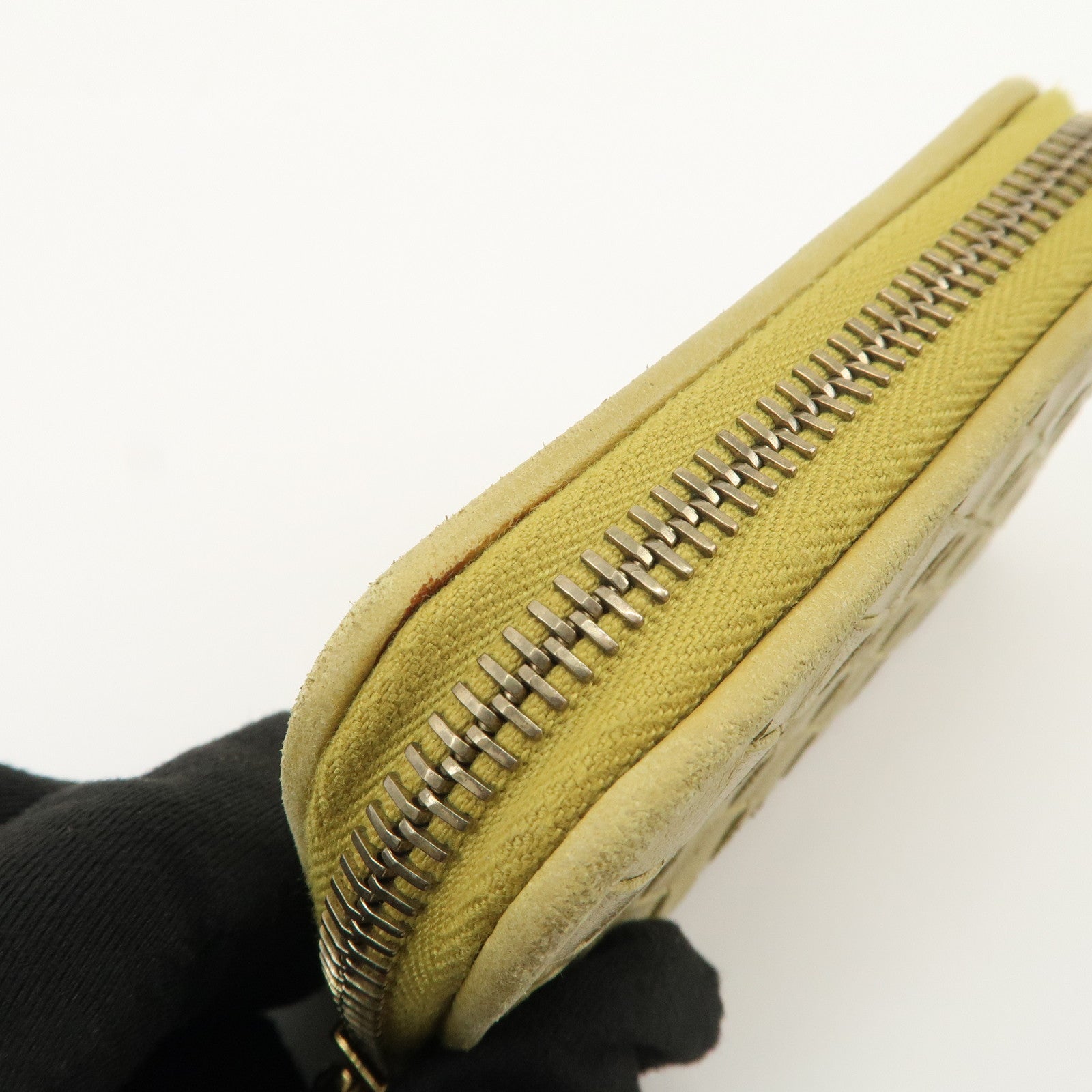 BOTTEGA VENETA Intrecciato Set of 2 Wallet Yellow 114075/150509