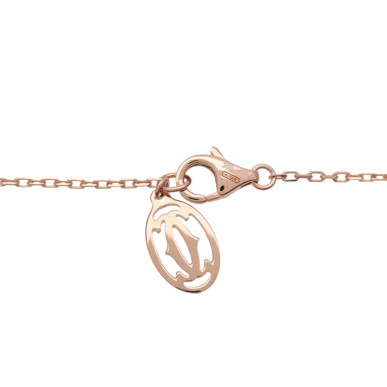 Cartier D'amour 1P Diamond Necklace SM K18 750PG Rose Gold B7215700