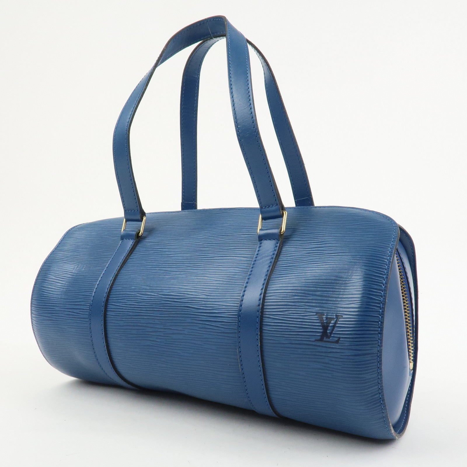 Louis Vuitton Epi Soufflot Shoulder Bag Hand Bag Toledo Blue M52225
