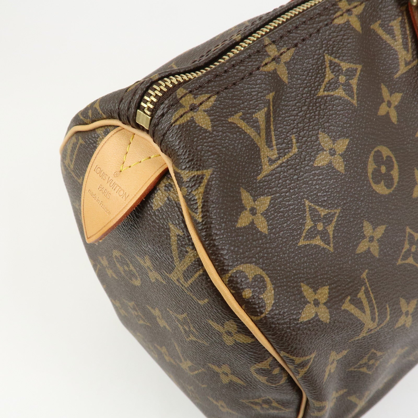 Louis Vuitton Monogram Speedy 40 Hand Bag Boston Bag Brown M41522