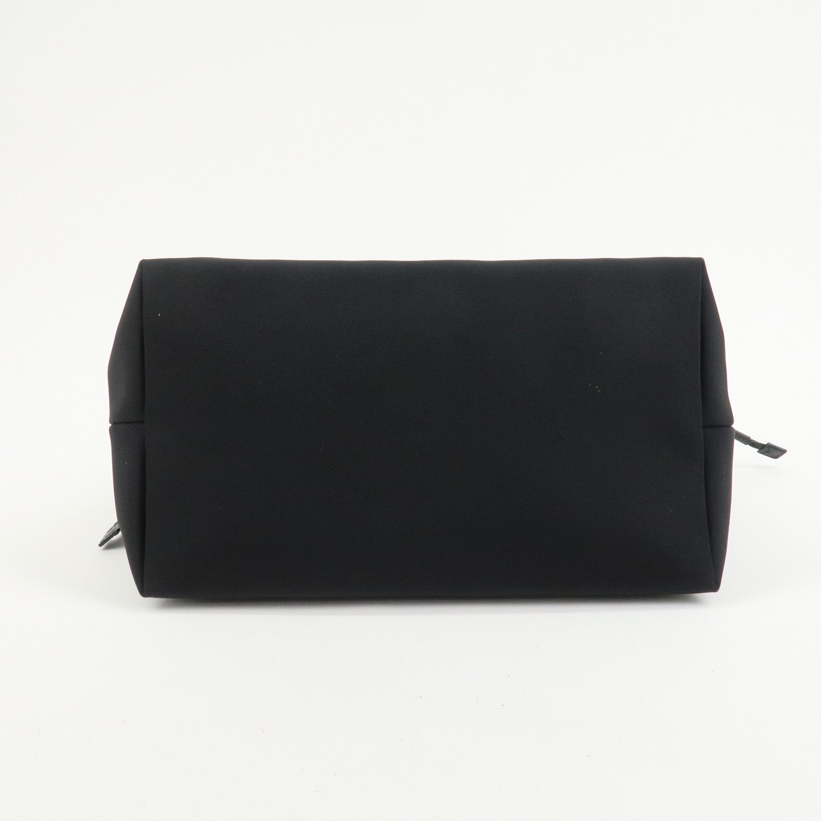 GUCCI Logo Nylon Leather Tote Bag Shoulder Bag Black 019・0493