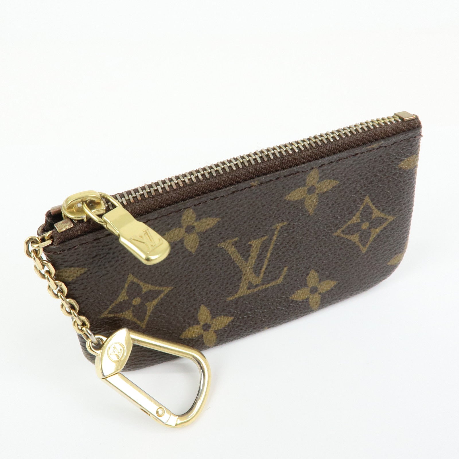 Louis Vuitton Monogram Pochette Cles Coin Case Key Case M62650