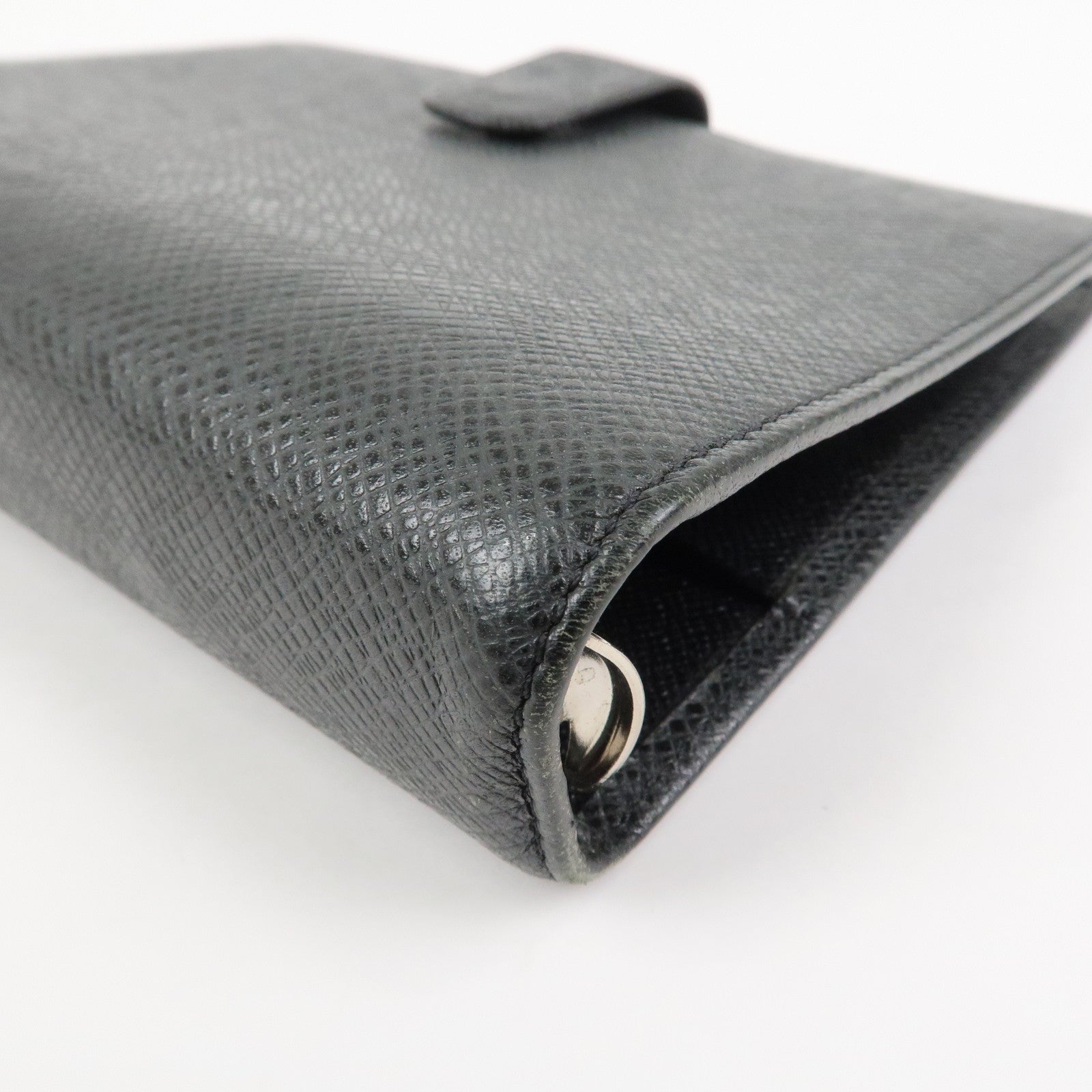 Louis Vuitton Taiga Leather Agenda MM Planner Cover Ardoise R20222
