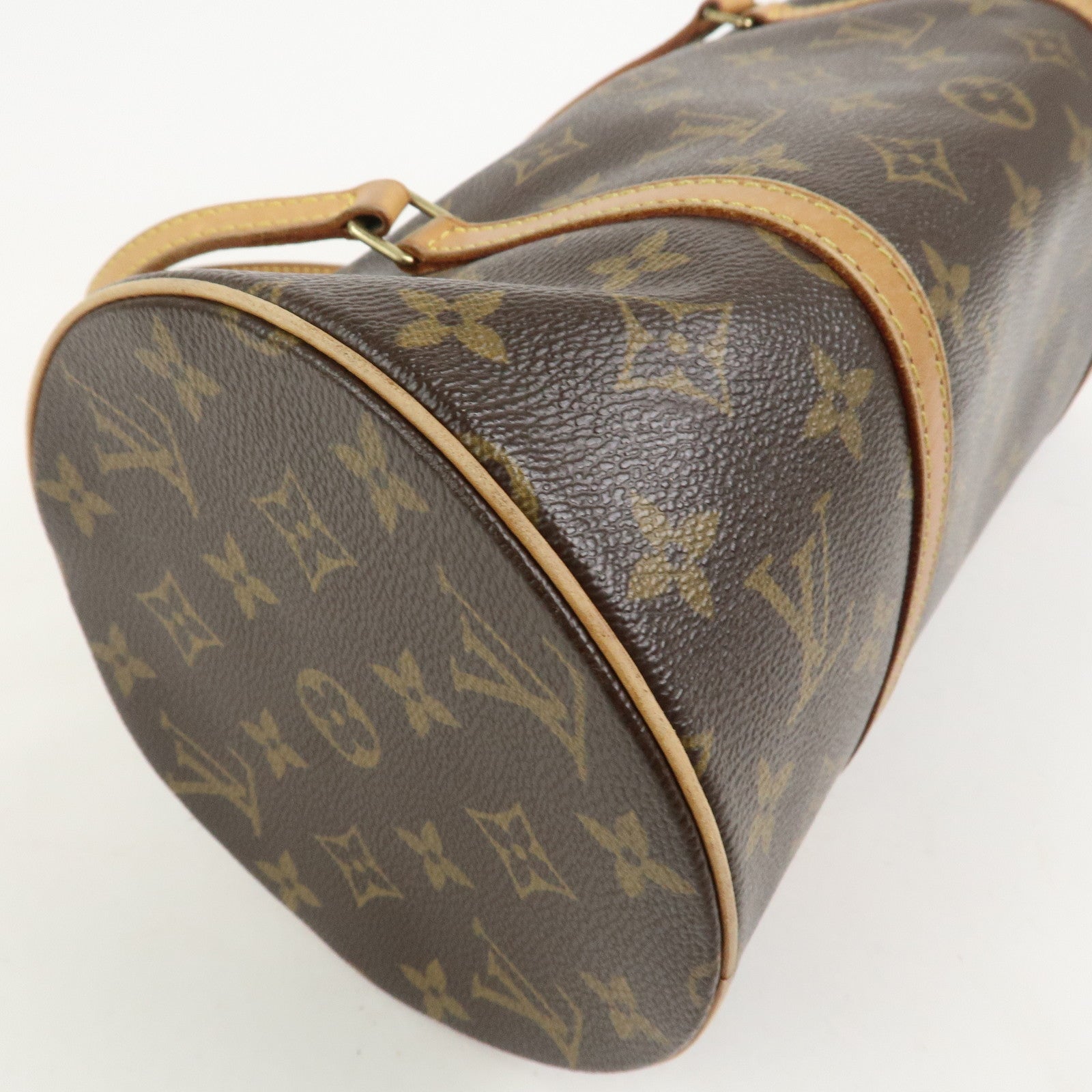 Louis Vuitton Monogram Papillon 30 Old Style Hand Bag Brown M51365