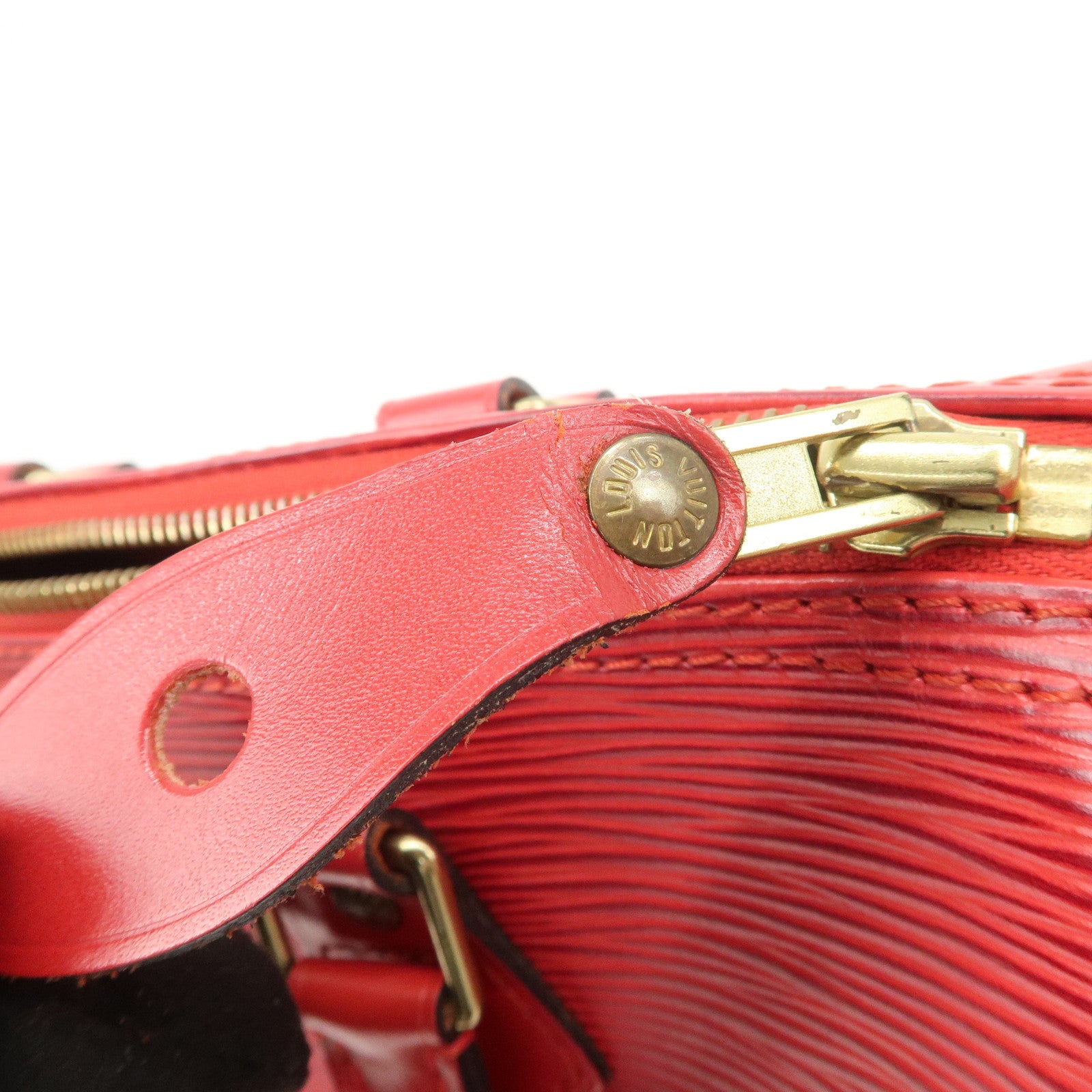 Louis Vuitton Epi Speedy 25 Hand Bag Castilian Red M43017