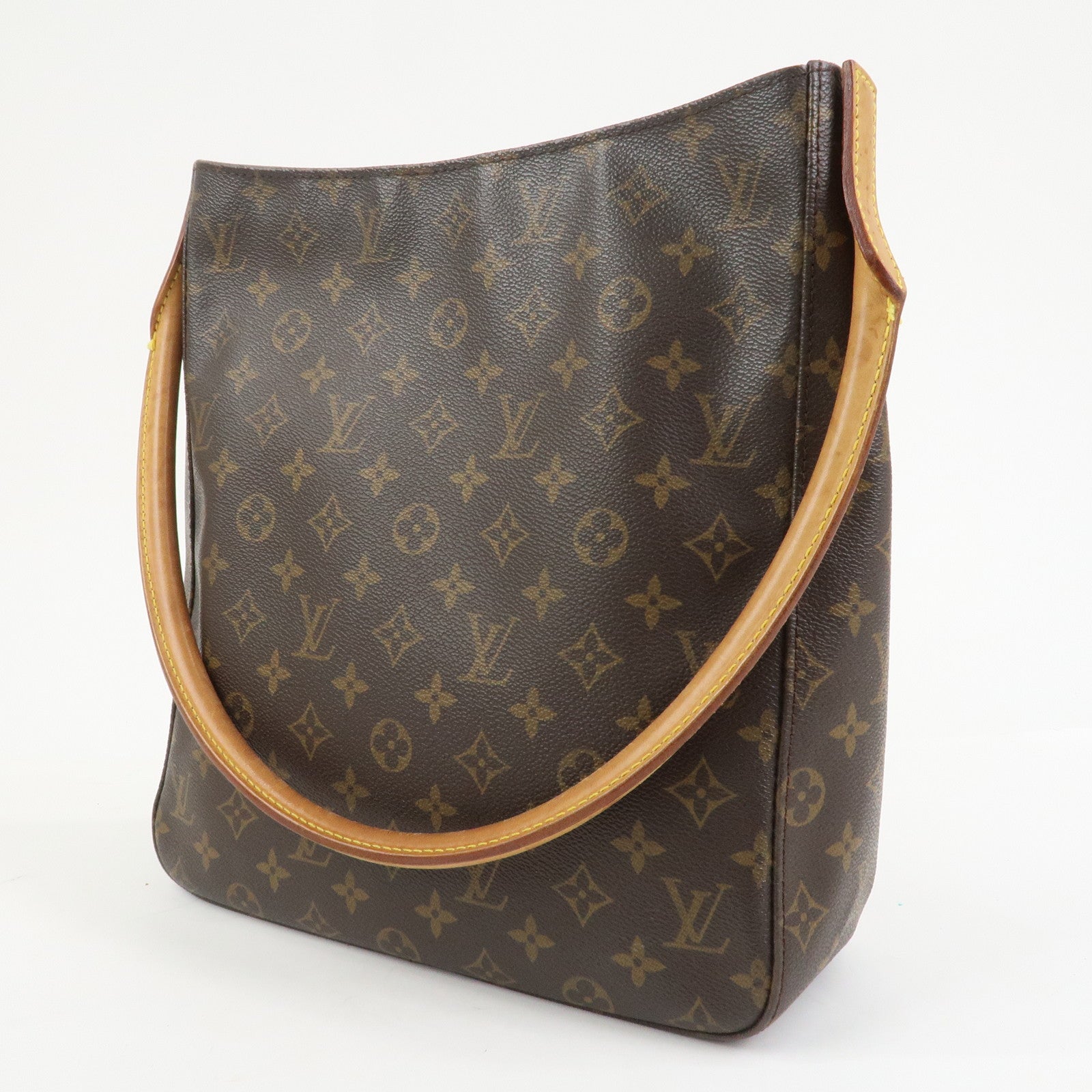 Louis Vuitton Monogram Looping GM Shoulder Bag Brown M51145