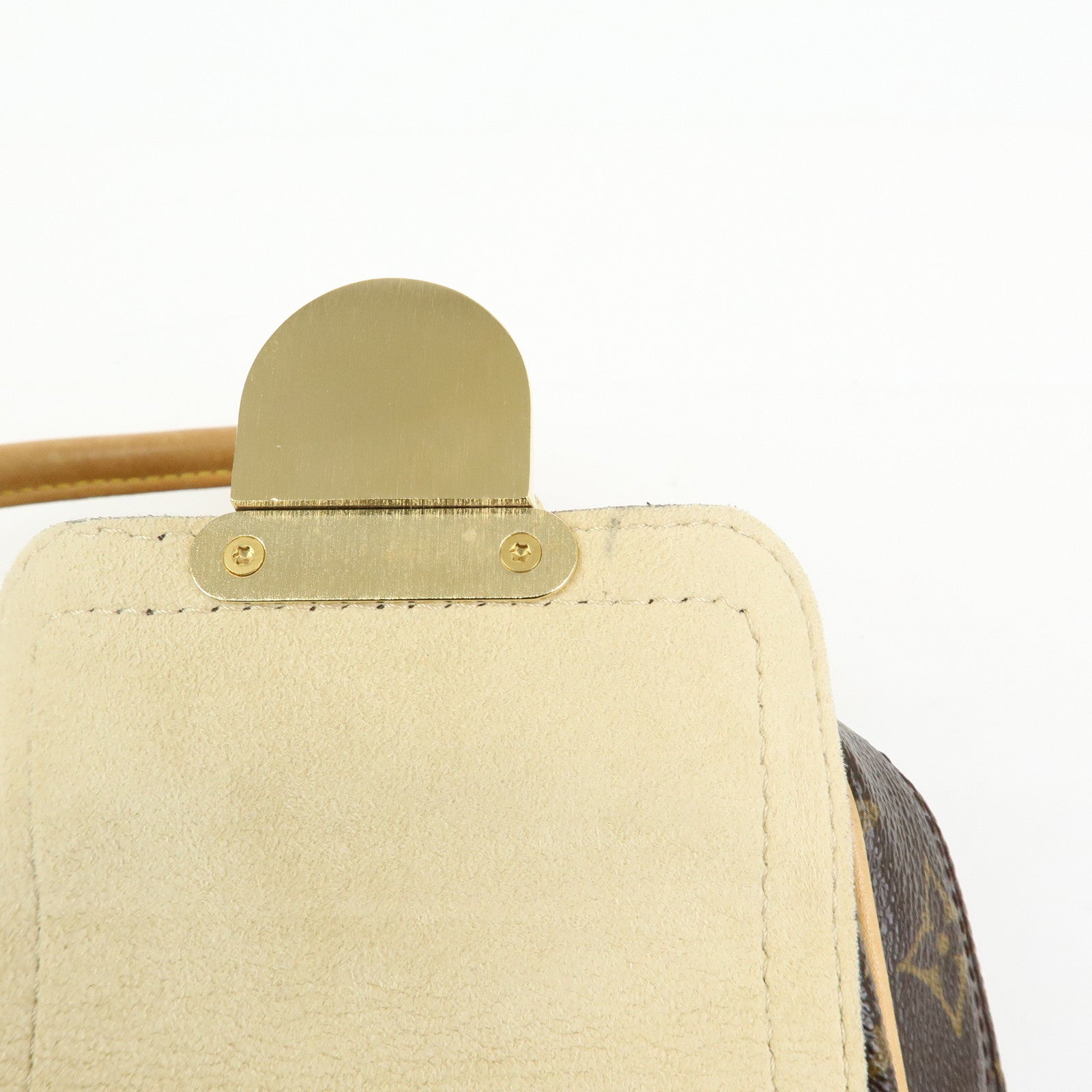 Louis Vuitton Monogram Manhattan PM Hand Bag Brown M40026