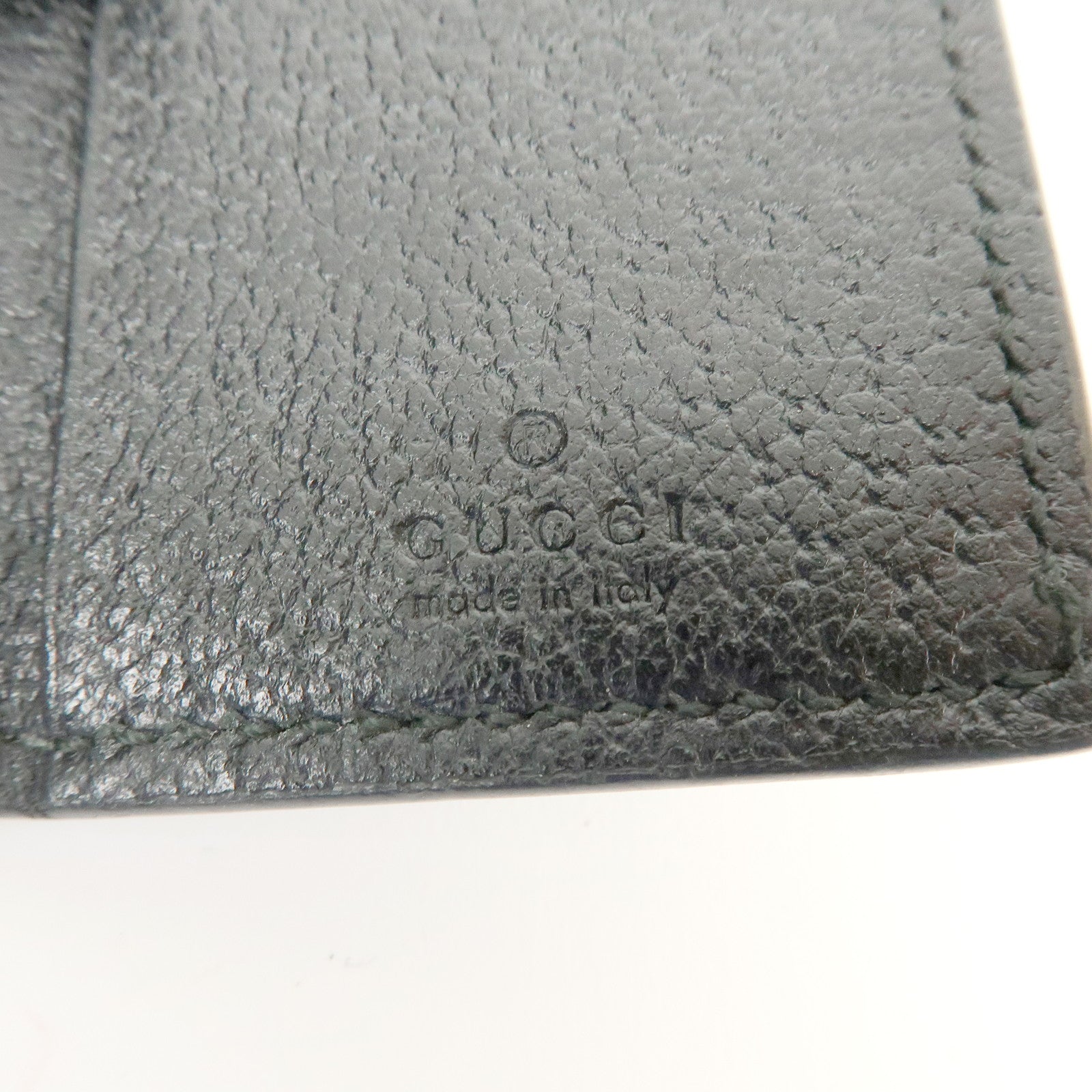 GUCCI GG Marmont Leather 6 Rings Key Case Key Holder Black 435305