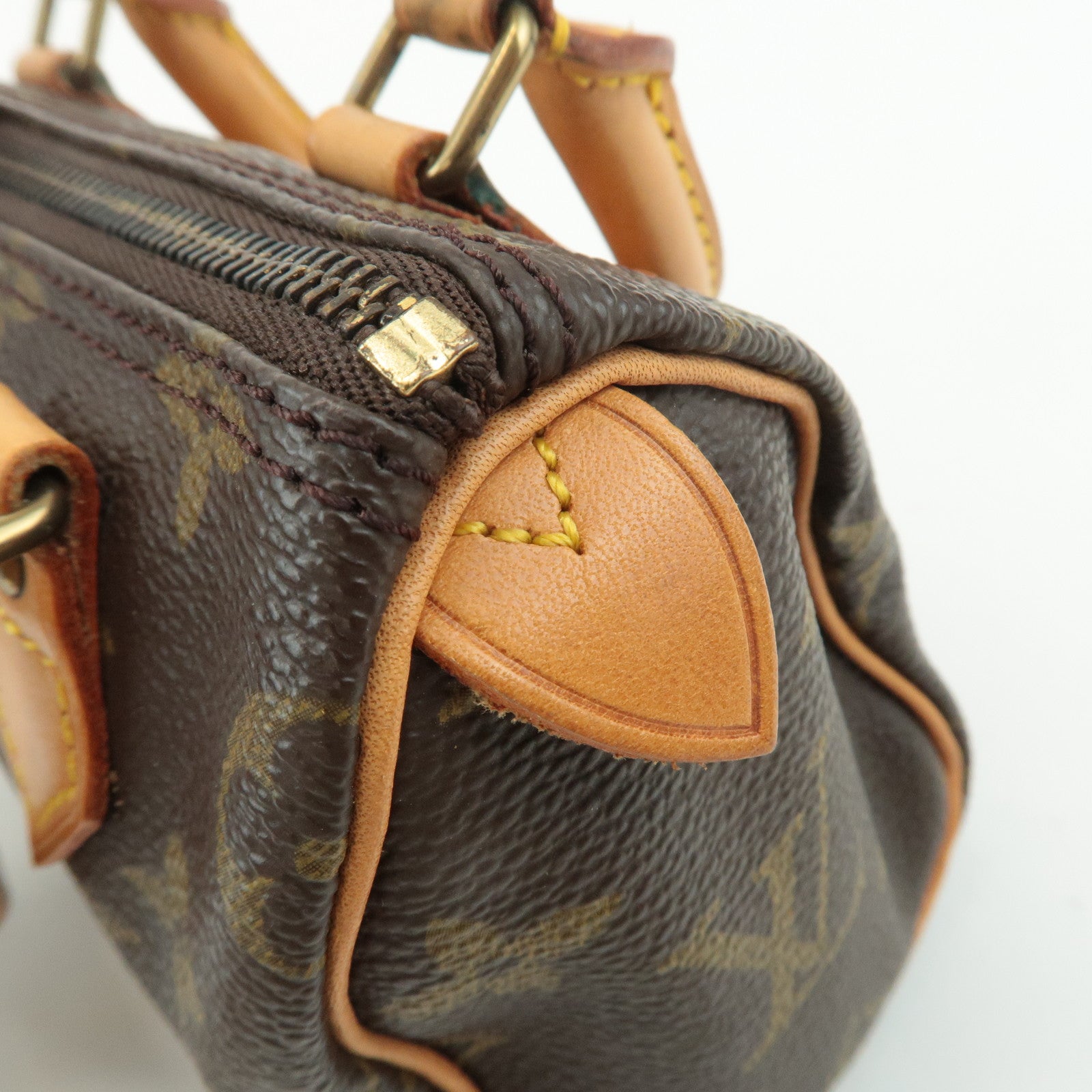 Louis Vuitton Monogram Mini Speedy Hand Bag M41534 Used