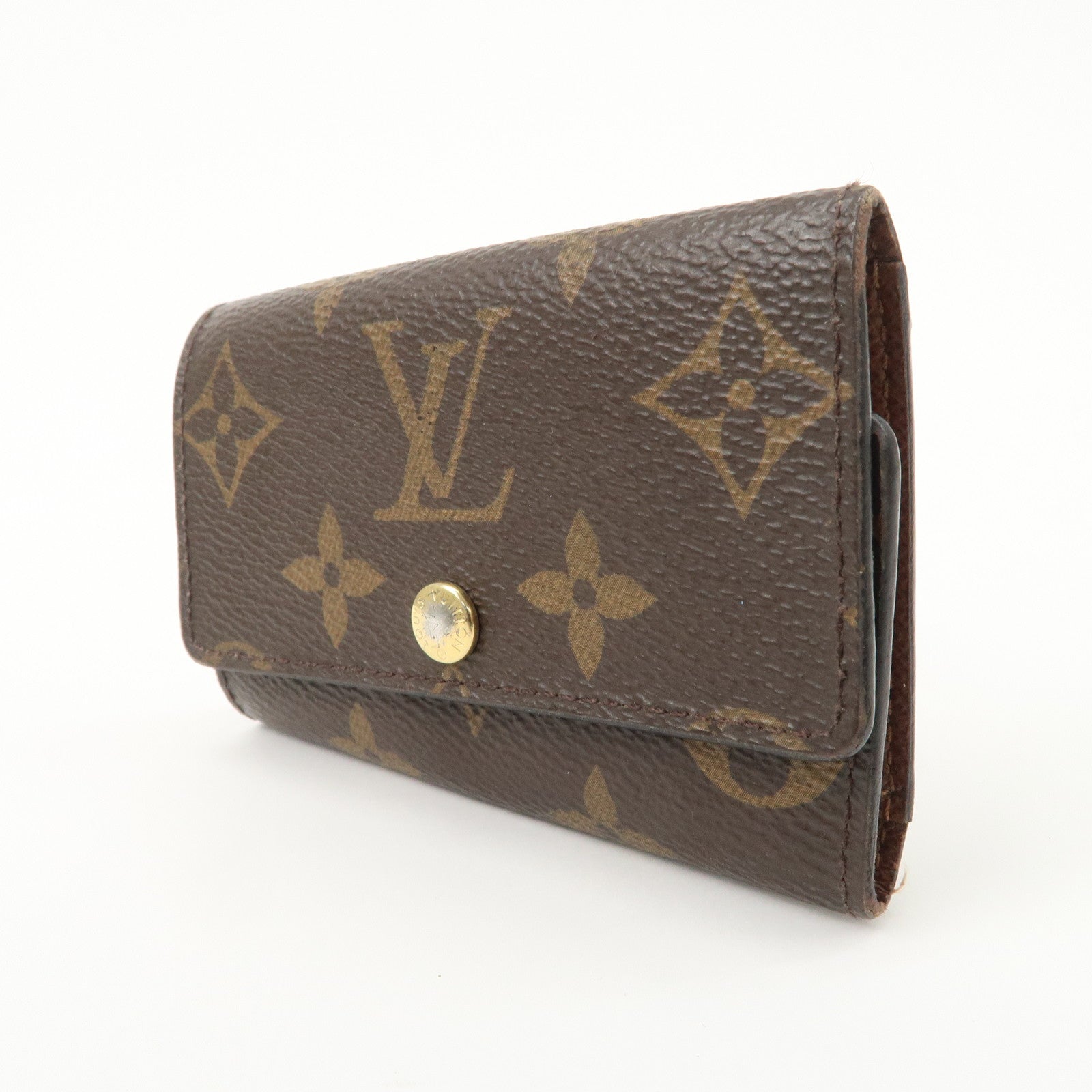 Louis Vuitton Monogram Set of 2 Multicles 6 Key Case Brown M62630 Used