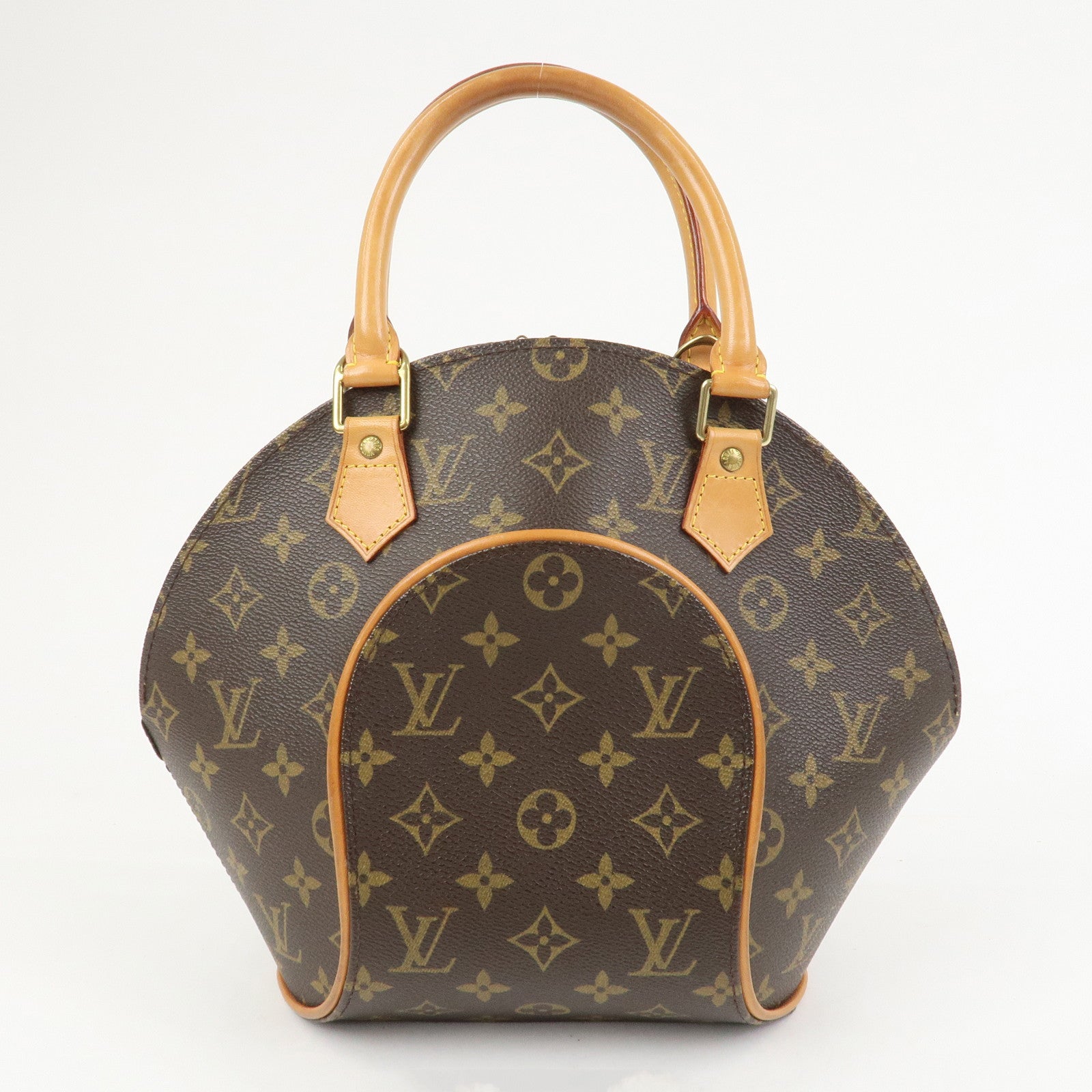 Louis Vuitton Monogram Ellipse PM Hand Bag Brown M51127